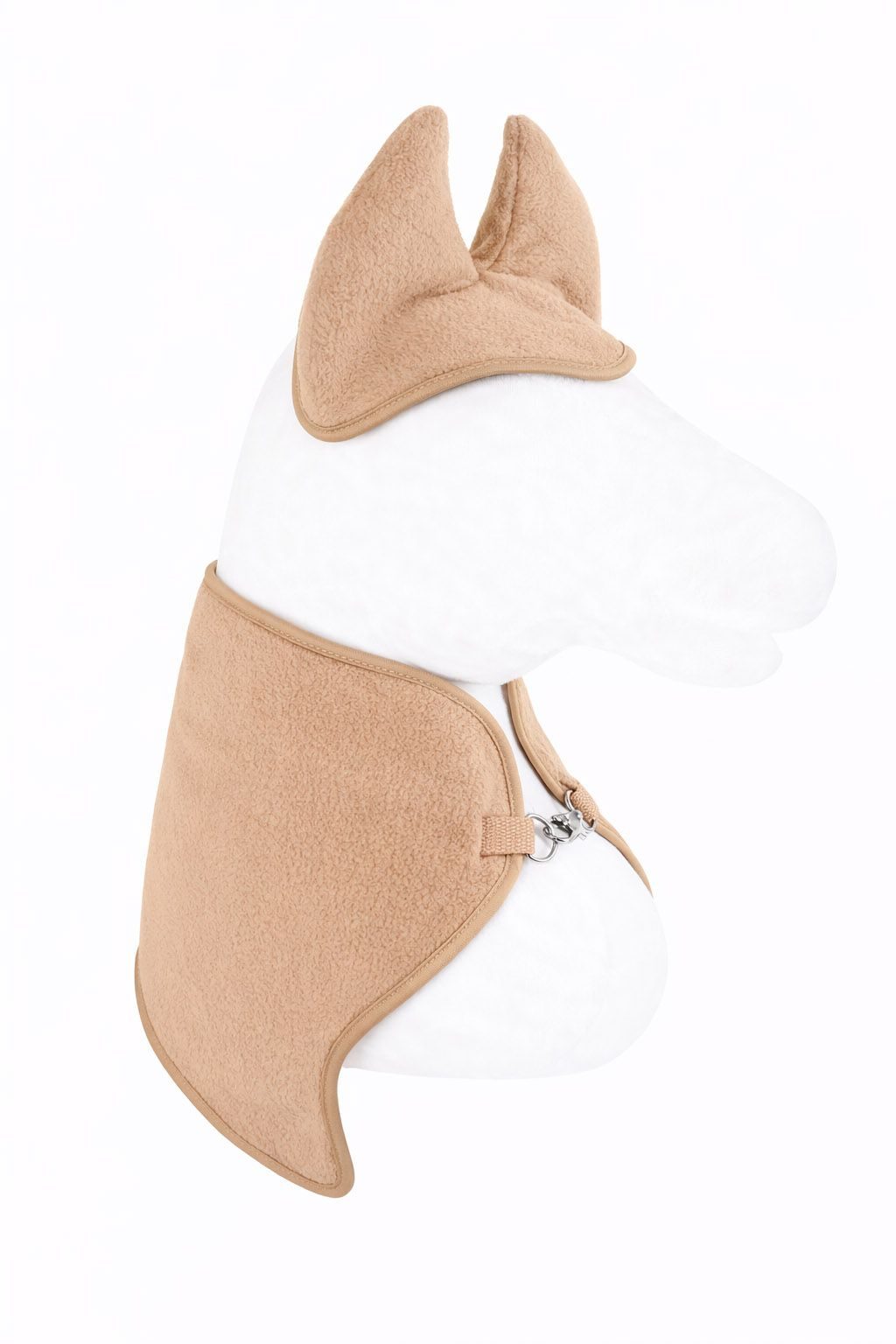 Zestaw dla Hobby Horse uniwersalny A4 i A5: polarowa derka + nauszniki – camel