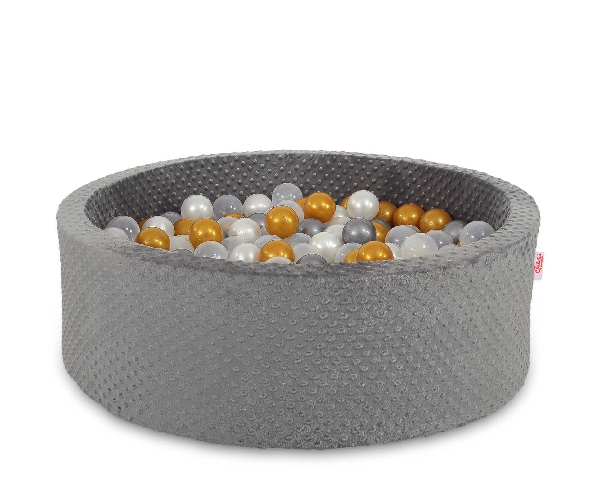 Suchy basen minky H-30 cm z piłkami 300szt. - różowy