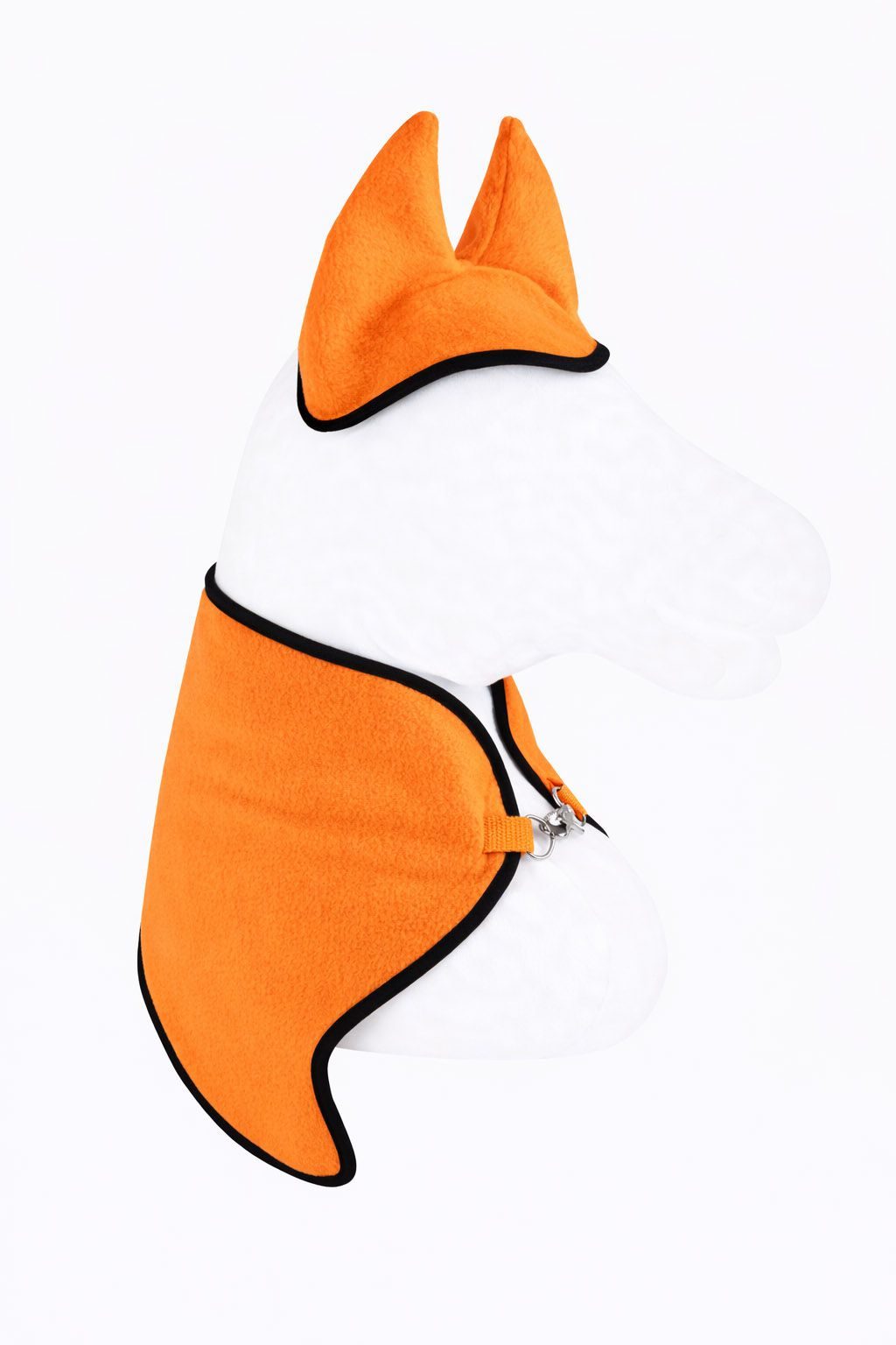 Zestaw dla Hobby Horse uniwersalny A4 i A5: polarowa derka + nauszniki – neon orange