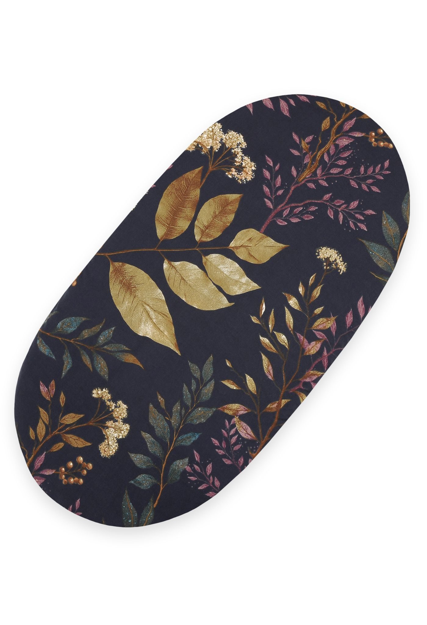 Prześcieradło bawełniane do kosza Mojżesza Boho wózka gondoli 75x35 cm - beżowe