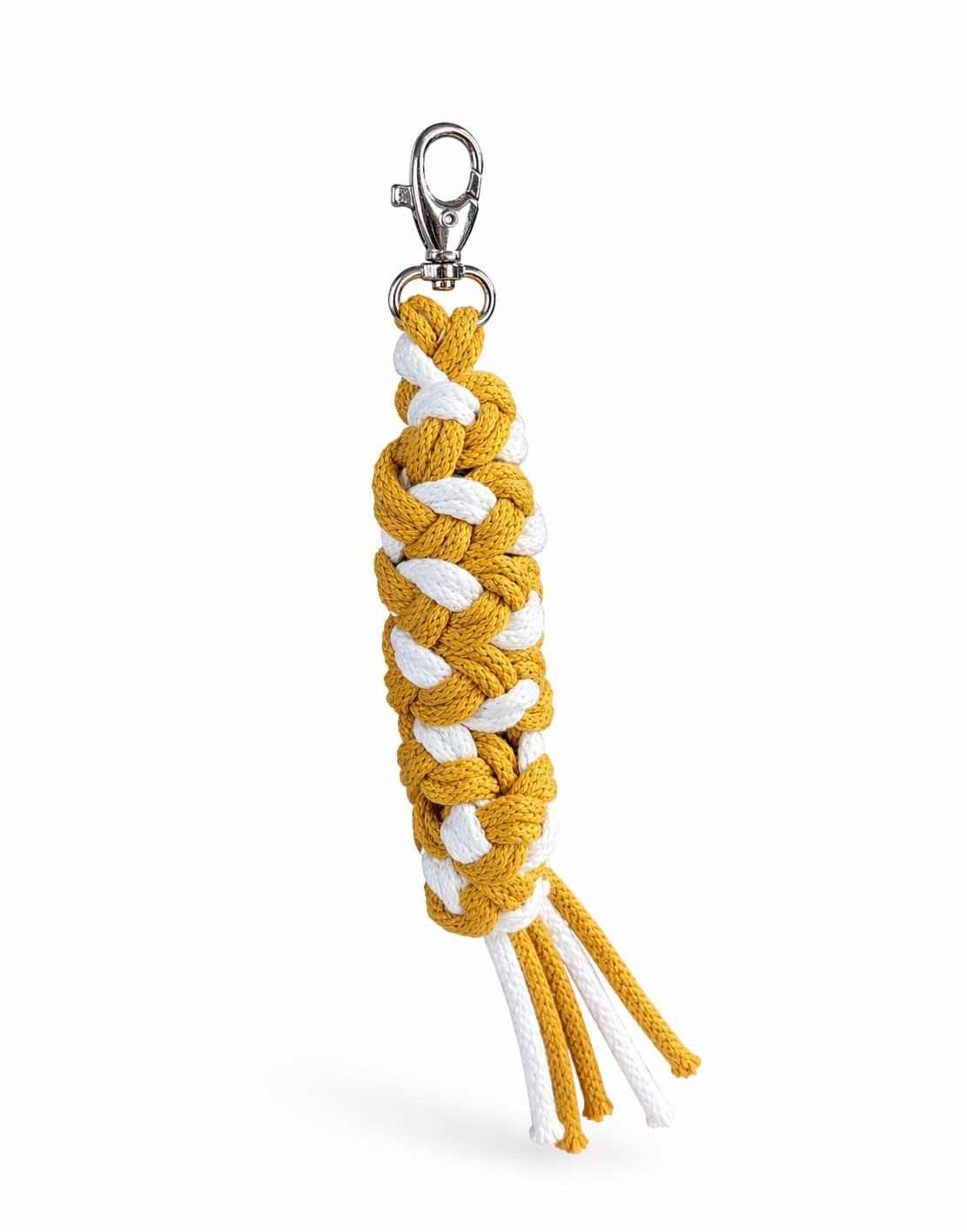 Uwiąz dla konia Hobby Horse pleciony ze sznurka – biało-różowy