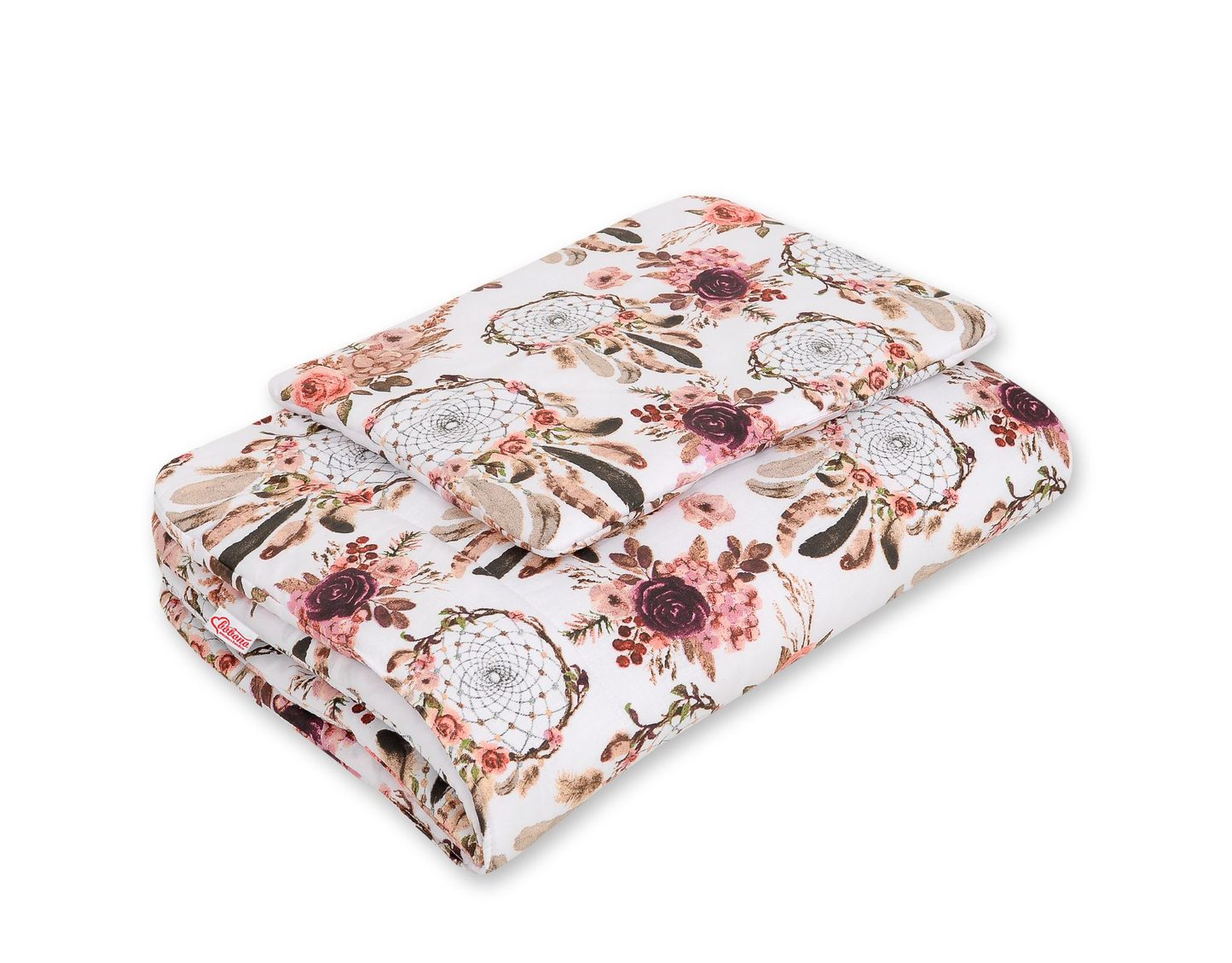 Komplet pościeli dla niemowląt z wypełnieniem 2-cz 75x100cm NEWBORN - misie niebieskie
