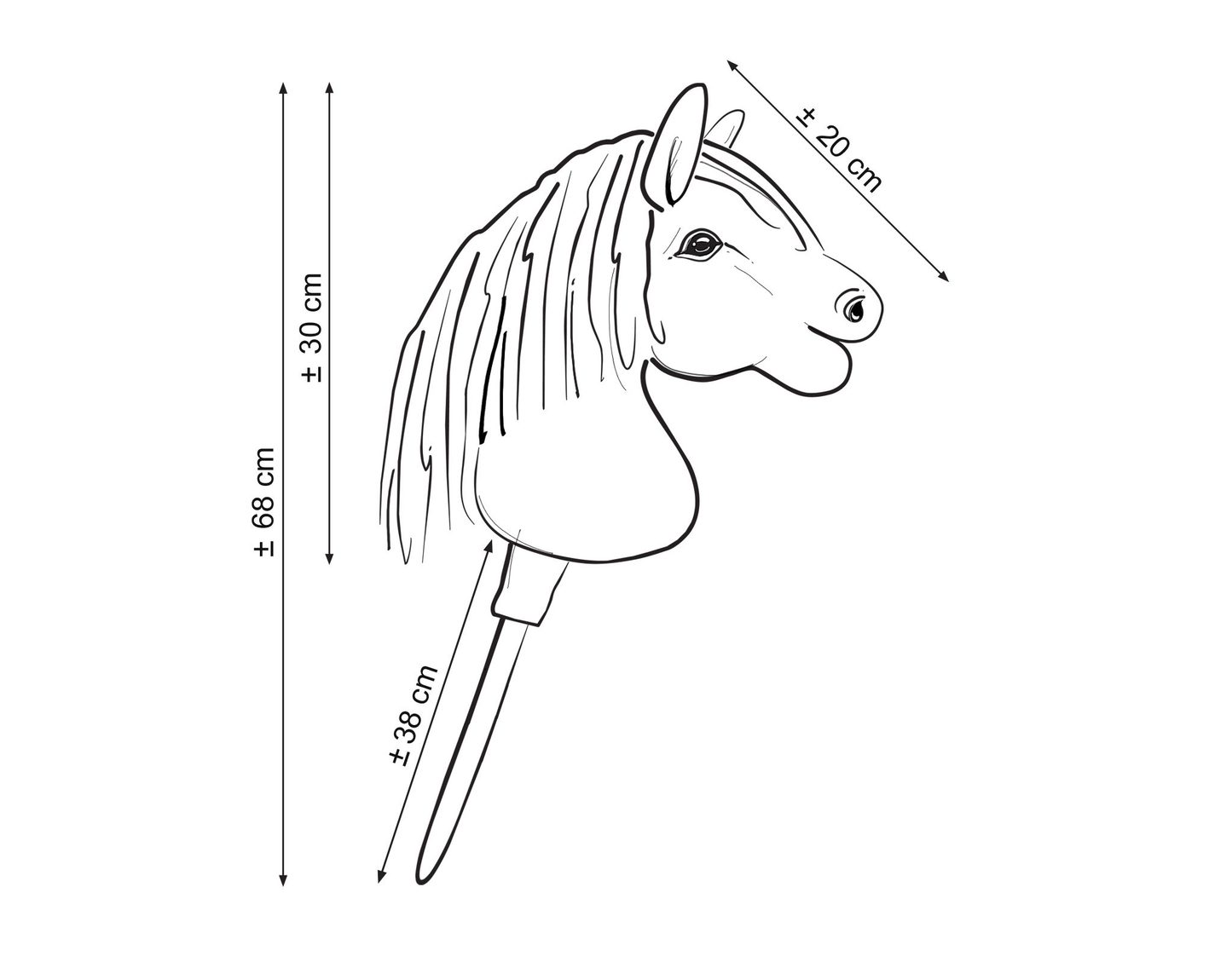 Kantar dla konia Hobby Horse uniwersalny A4 i A5 zapinany - miętowy
