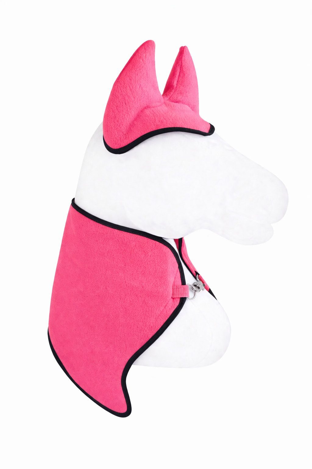 Zestaw dla Hobby Horse uniwersalny A4 i A5: polarowa derka + nauszniki – neon pink