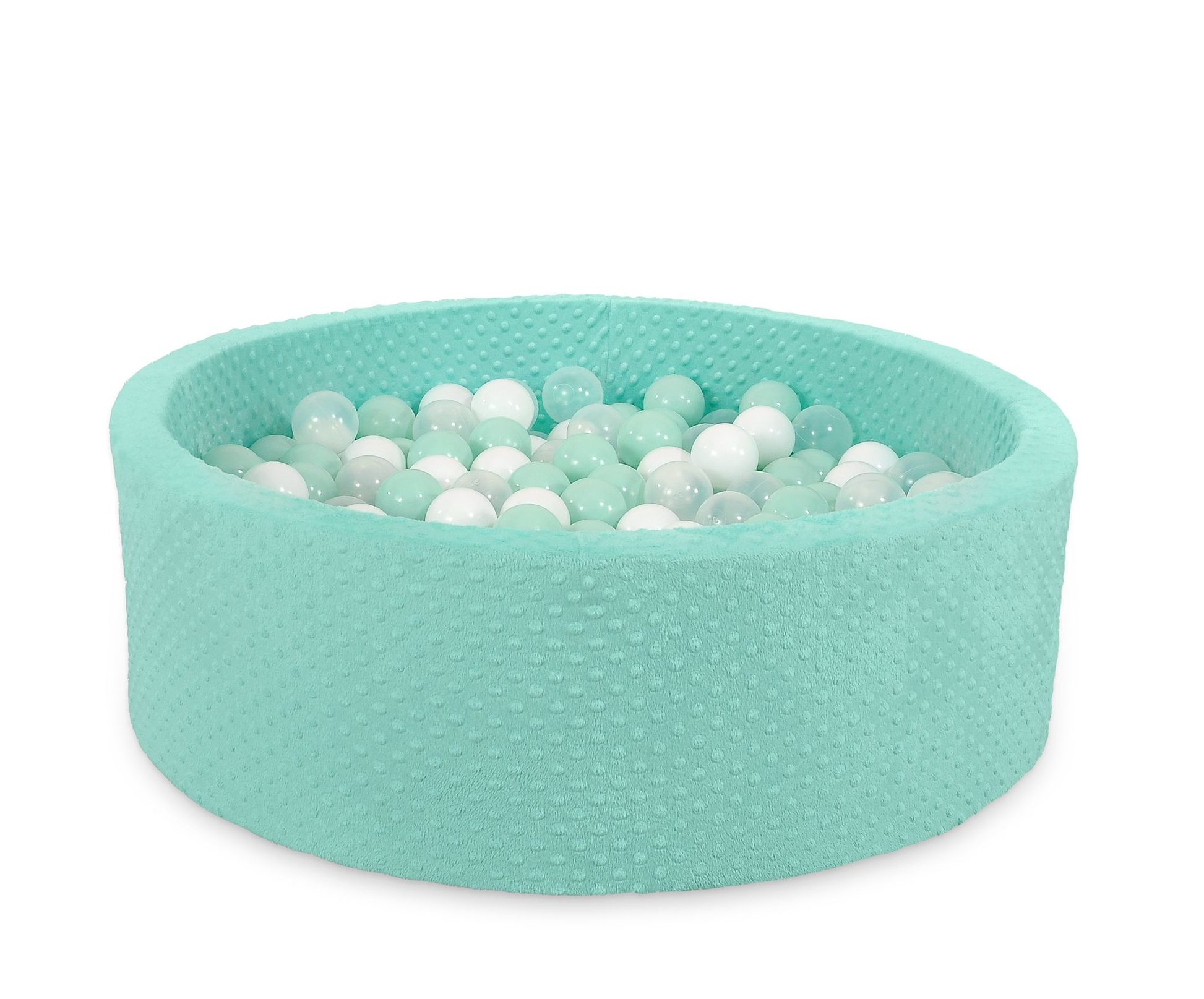 Suchy basen minky H-30 cm z piłkami 200szt.- jasnoszary