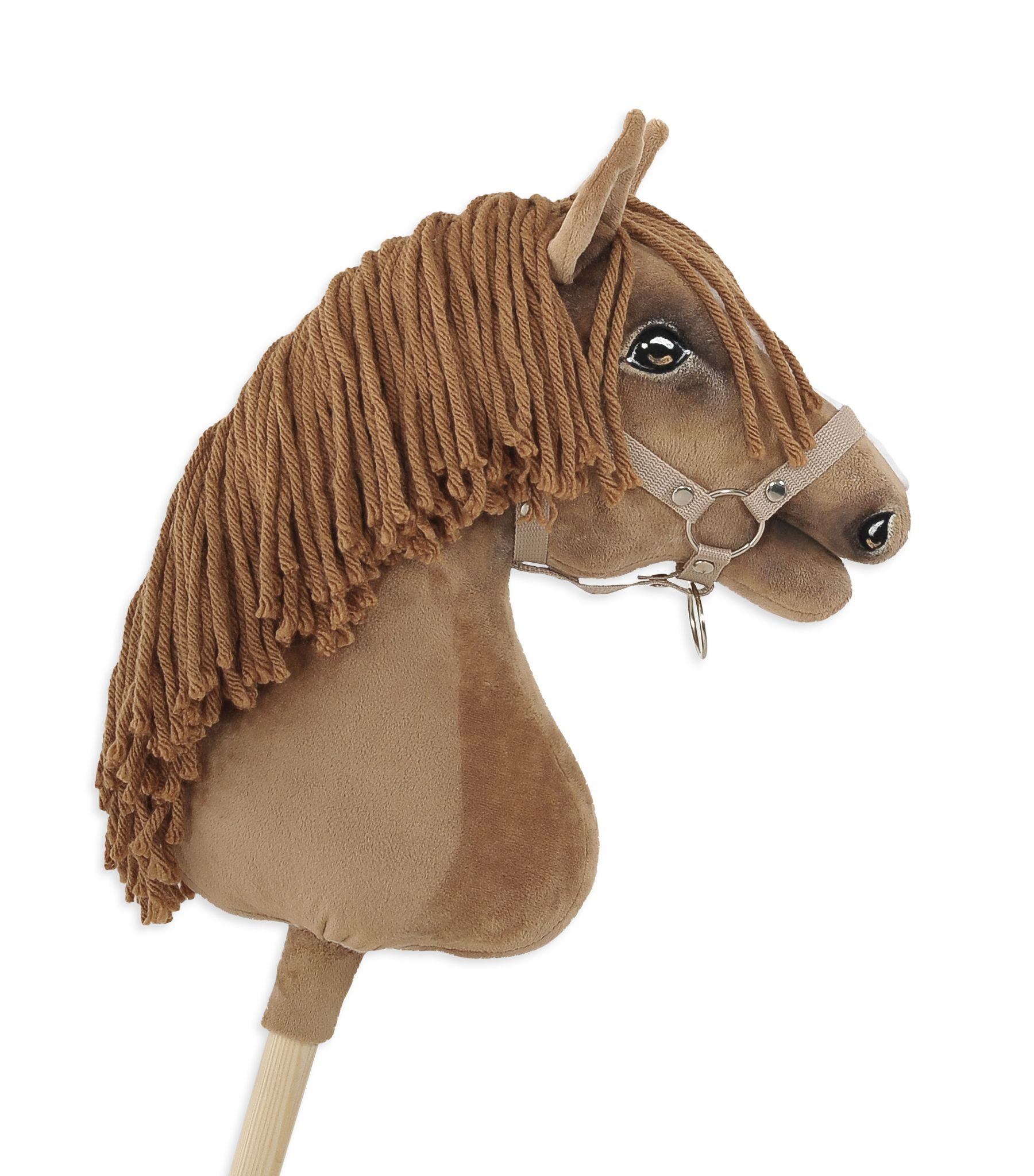 Hobby Horse Duży koń na kiju Premium - jasny kasztan A3