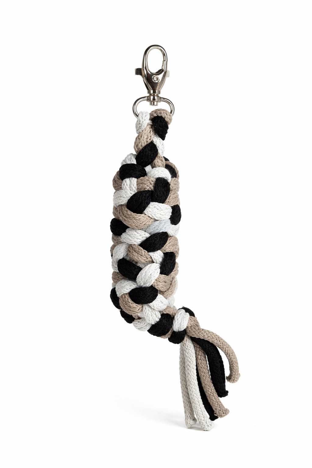 Uwiąz dla konia Hobby Horse pleciony ze sznurka – ciemny fiolet/ turkus/ terracota