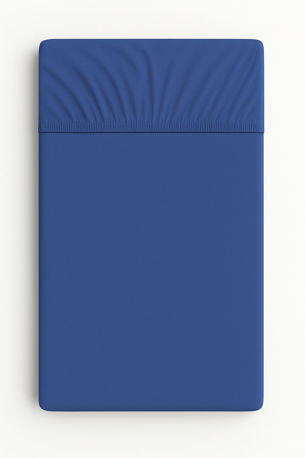 Prześcieradło jersey bawełna z gumką  do łóżeczka 120x60cm - ciemny niebieski