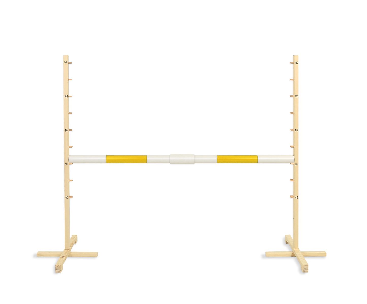 Przeszkoda skokowa do Hobby Horse 160cm, h-120 cm, belka niebieska