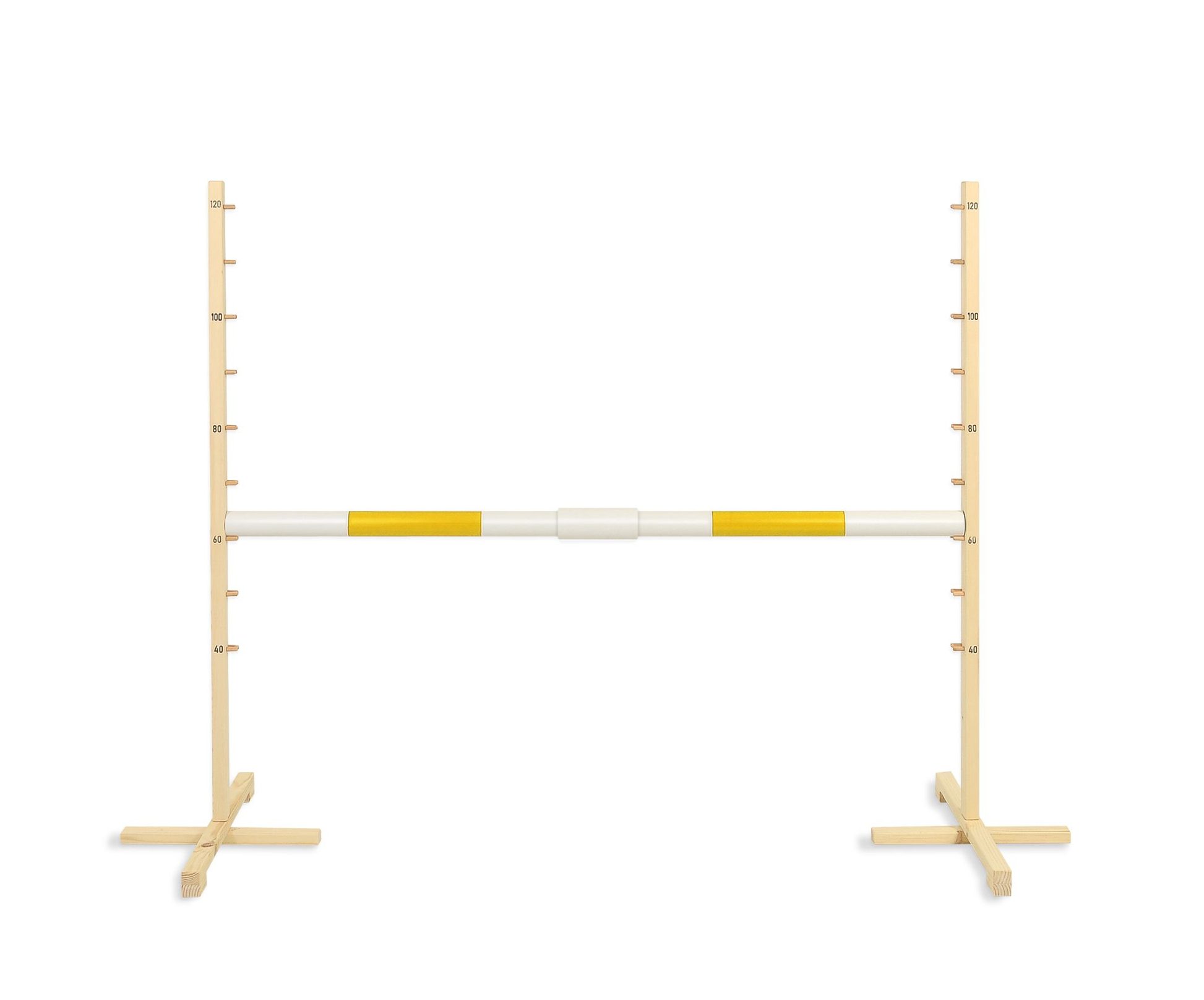 Przeszkoda skokowa do Hobby Horse 160cm, h-120 cm, belka niebieska