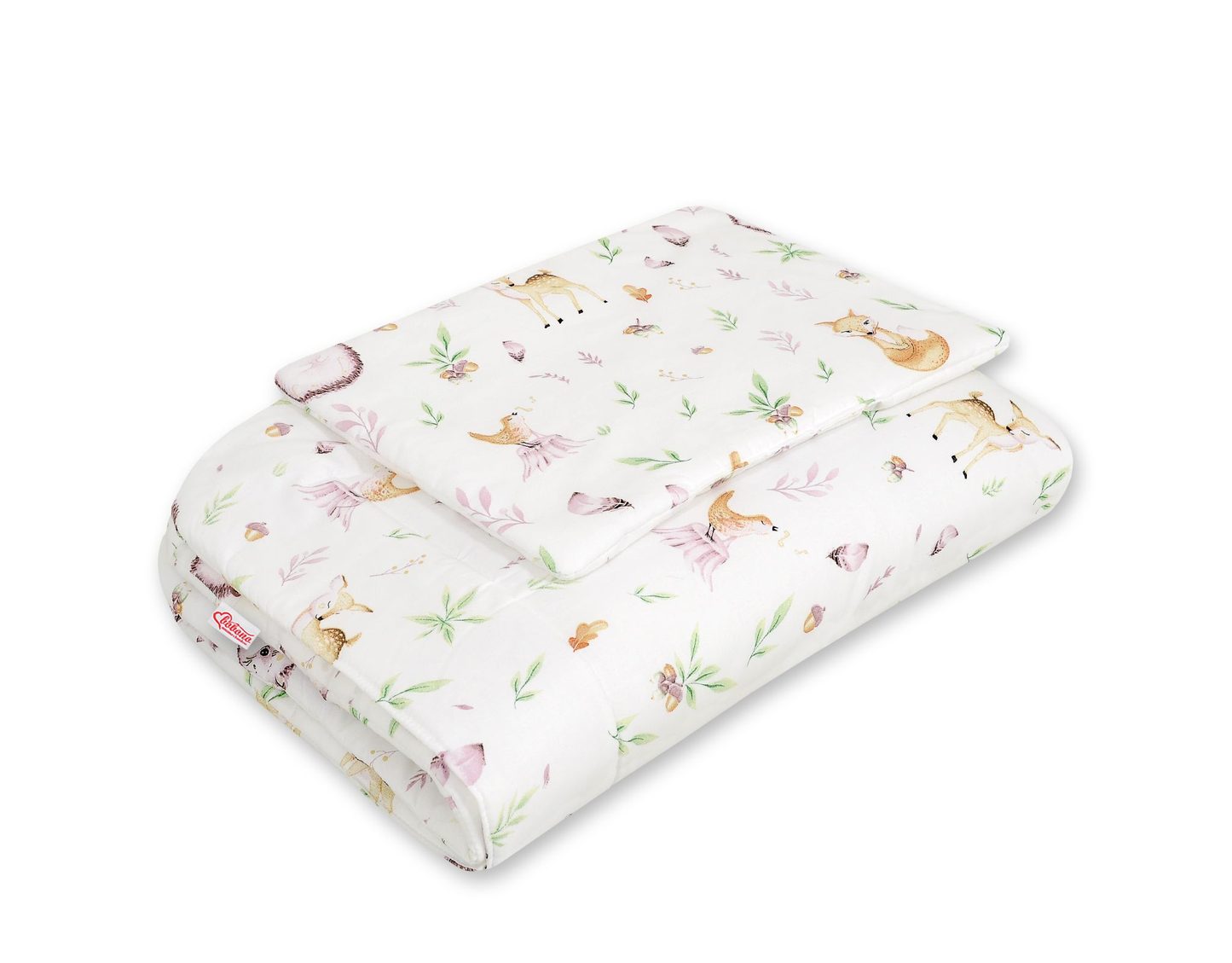 Komplet pościeli dla niemowląt z wypełnieniem 2-cz 75x100cm NEWBORN - misie niebieskie