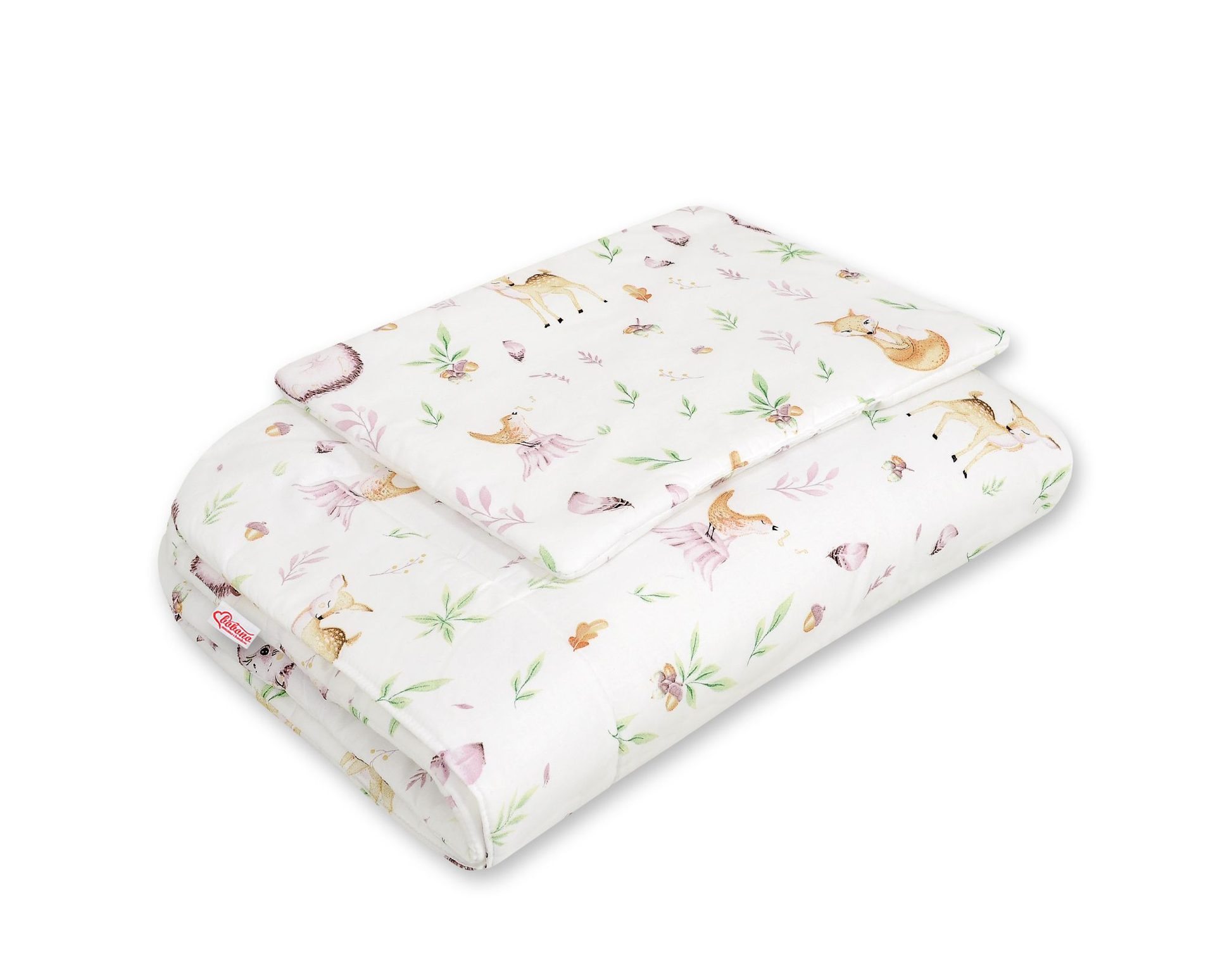 Komplet pościeli dla niemowląt z wypełnieniem 2-cz 75x100cm NEWBORN - misie niebieskie