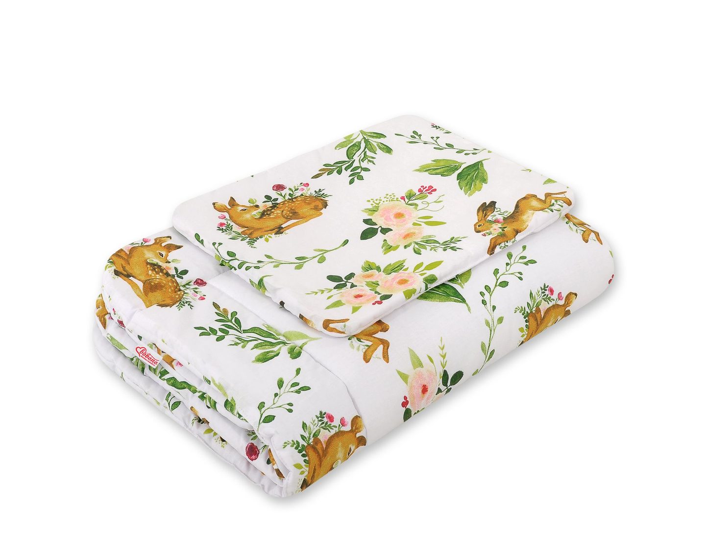 Komplet pościeli dla niemowląt z wypełnieniem 2-cz 75x100cm NEWBORN - misie niebieskie