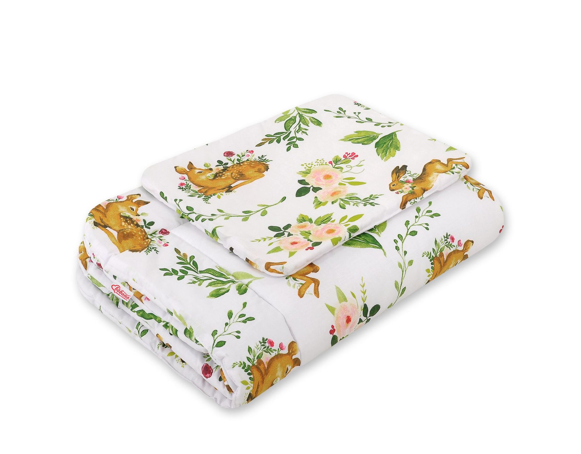 Komplet pościeli dla niemowląt z wypełnieniem 2-cz 75x100cm NEWBORN - misie niebieskie
