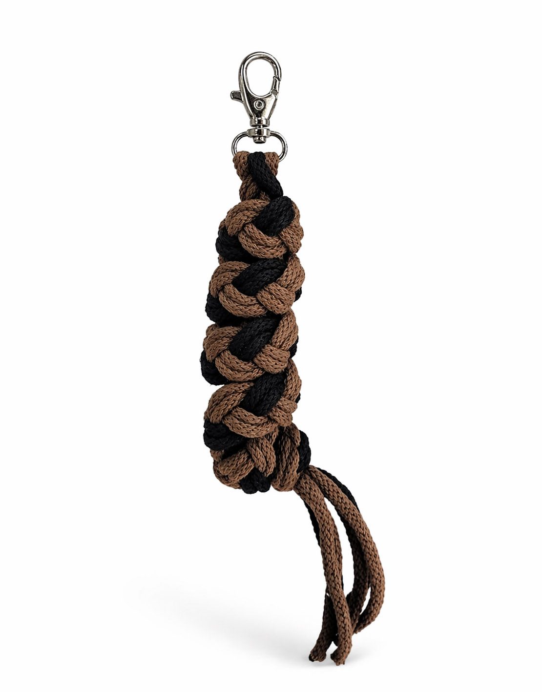 Uwiąz dla konia Hobby Horse pleciony ze sznurka – czarno-różowy