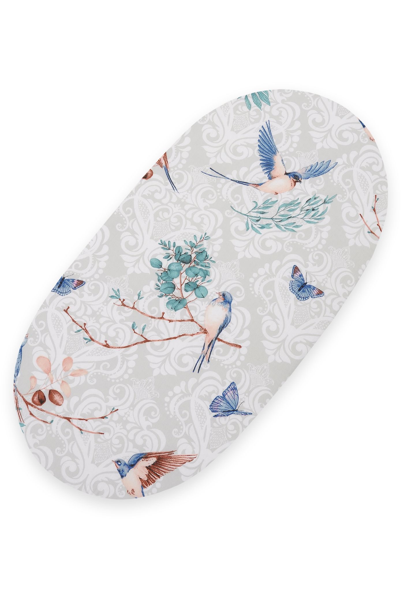 Prześcieradło bawełniane do kosza Mojżesza Boho wózka gondoli 75x35 cm - beżowe