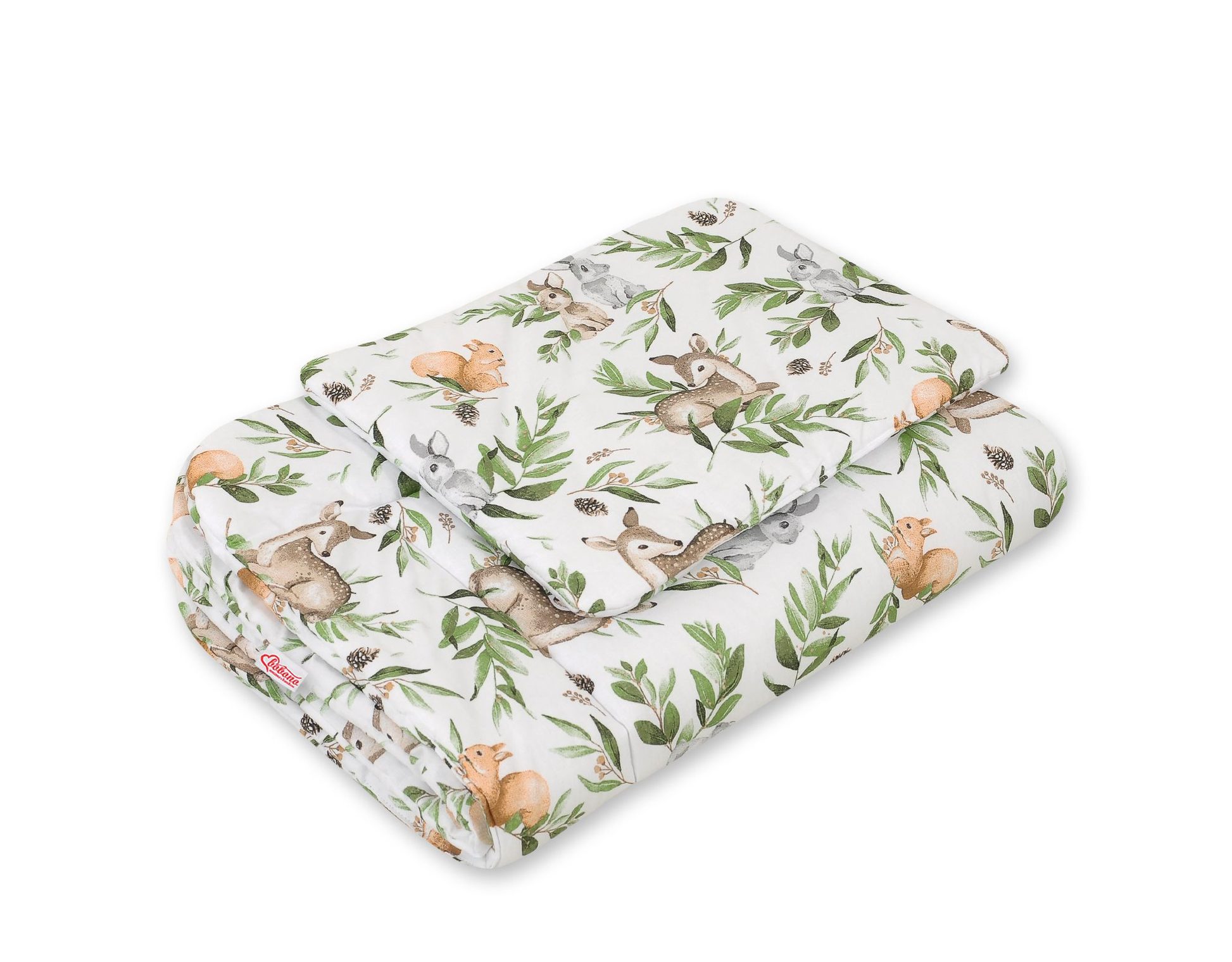 Komplet pościeli dla niemowląt z wypełnieniem 2-cz 75x100cm NEWBORN - misie niebieskie