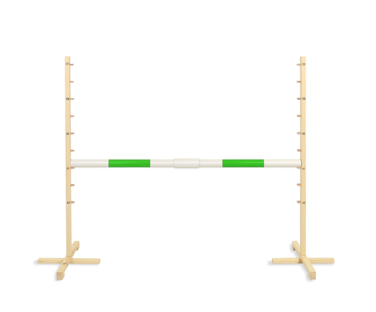 Przeszkoda skokowa do Hobby Horse 160cm, h-120 cm, belka niebieska