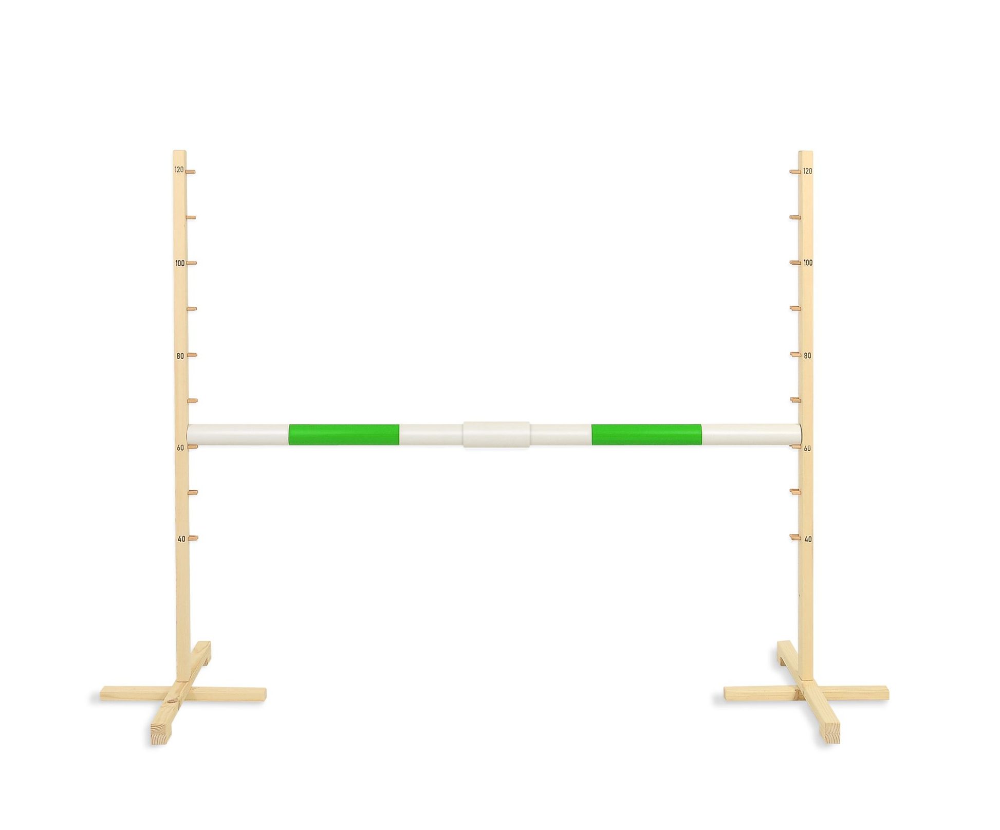 Przeszkoda skokowa do Hobby Horse 160cm, h-120 cm, belka niebieska