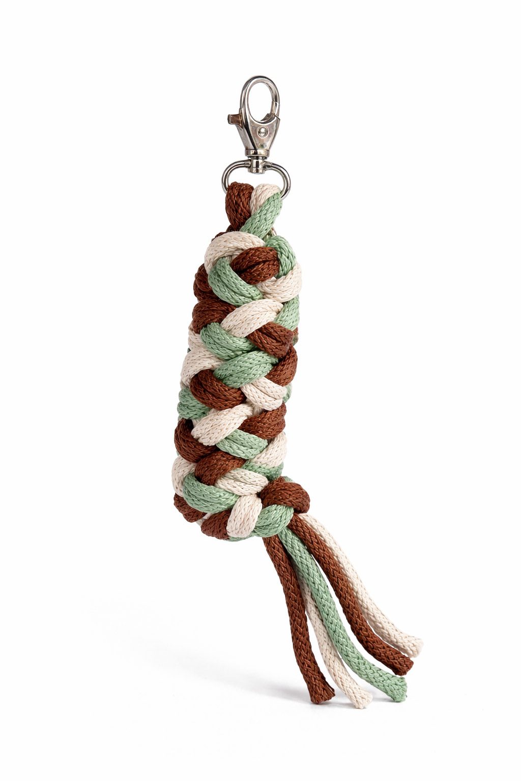 Uwiąz dla konia Hobby Horse pleciony ze sznurka – ciemny fiolet/ turkus/ terracota