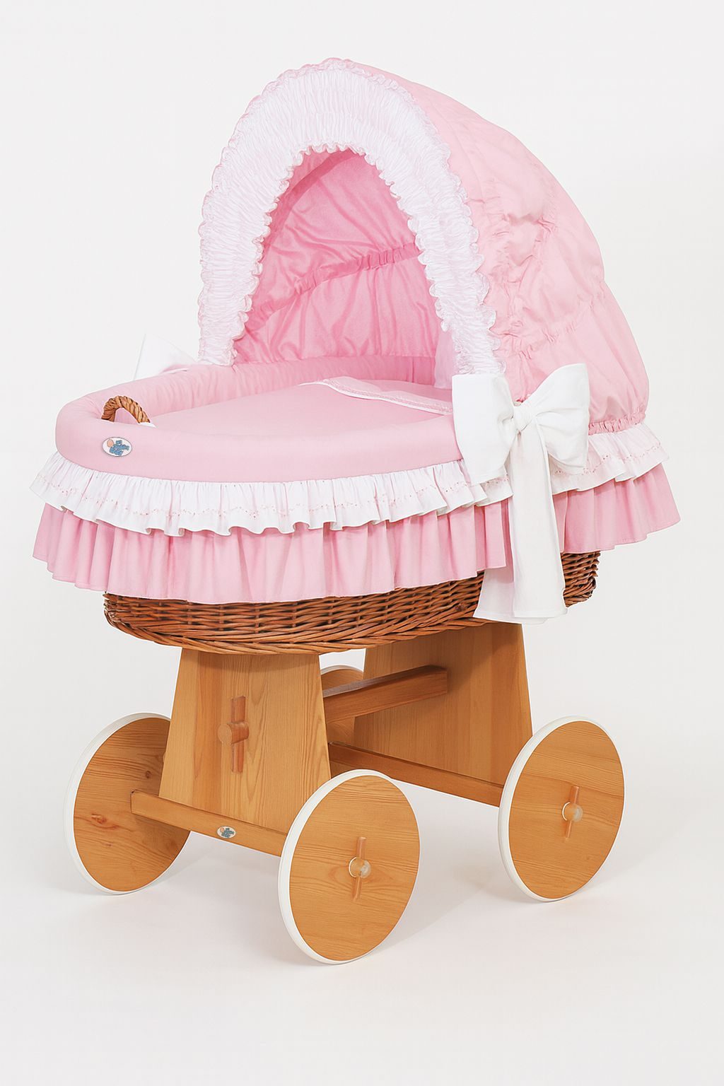 Kosz Mojżesza z budką- Little Angel biały