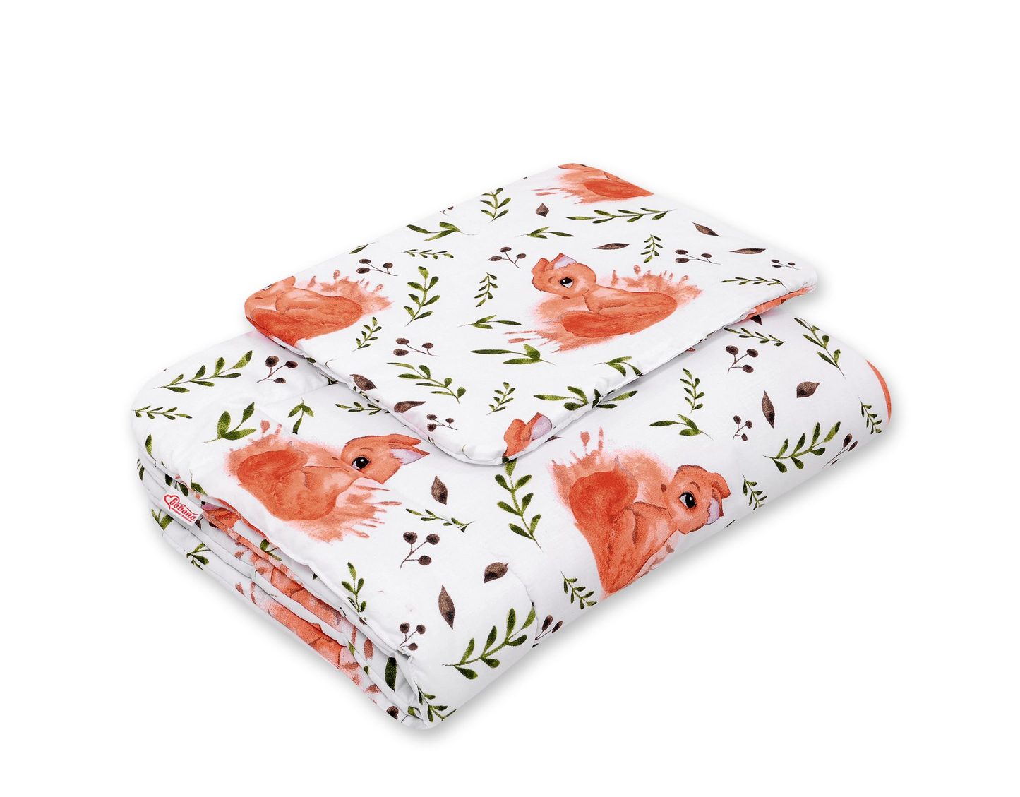 Komplet pościeli dla niemowląt z wypełnieniem 2-cz 75x100cm NEWBORN - misie niebieskie