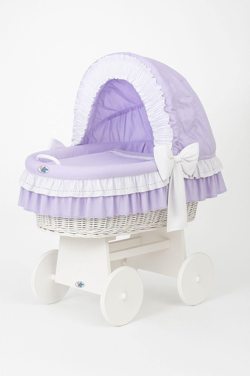 Kosz Mojżesza z budką- Little Angel biały