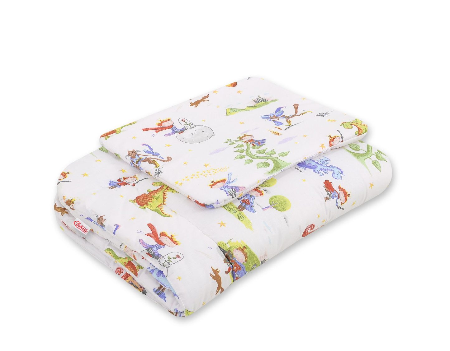 Komplet pościeli dla niemowląt z wypełnieniem 2-cz 75x100cm NEWBORN - misie niebieskie