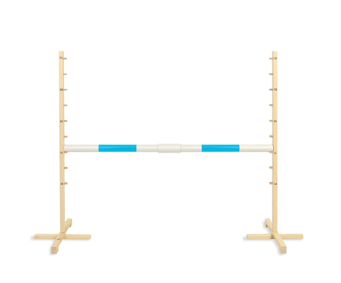Przeszkoda skokowa do Hobby Horse 160cm, h-120 cm, belka jasny fiolet