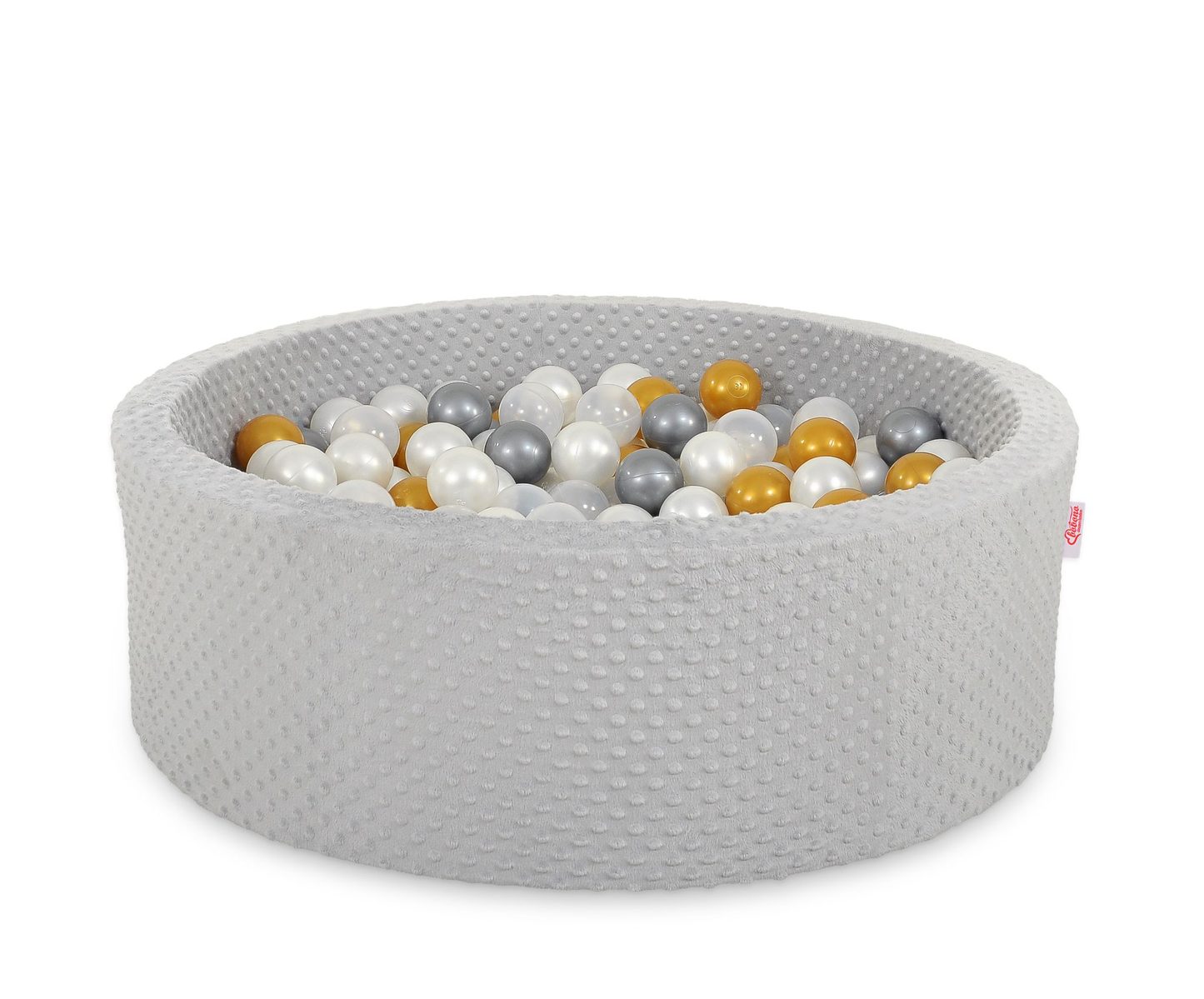 Suchy basen minky H-30 cm z piłkami 300szt. - różowy