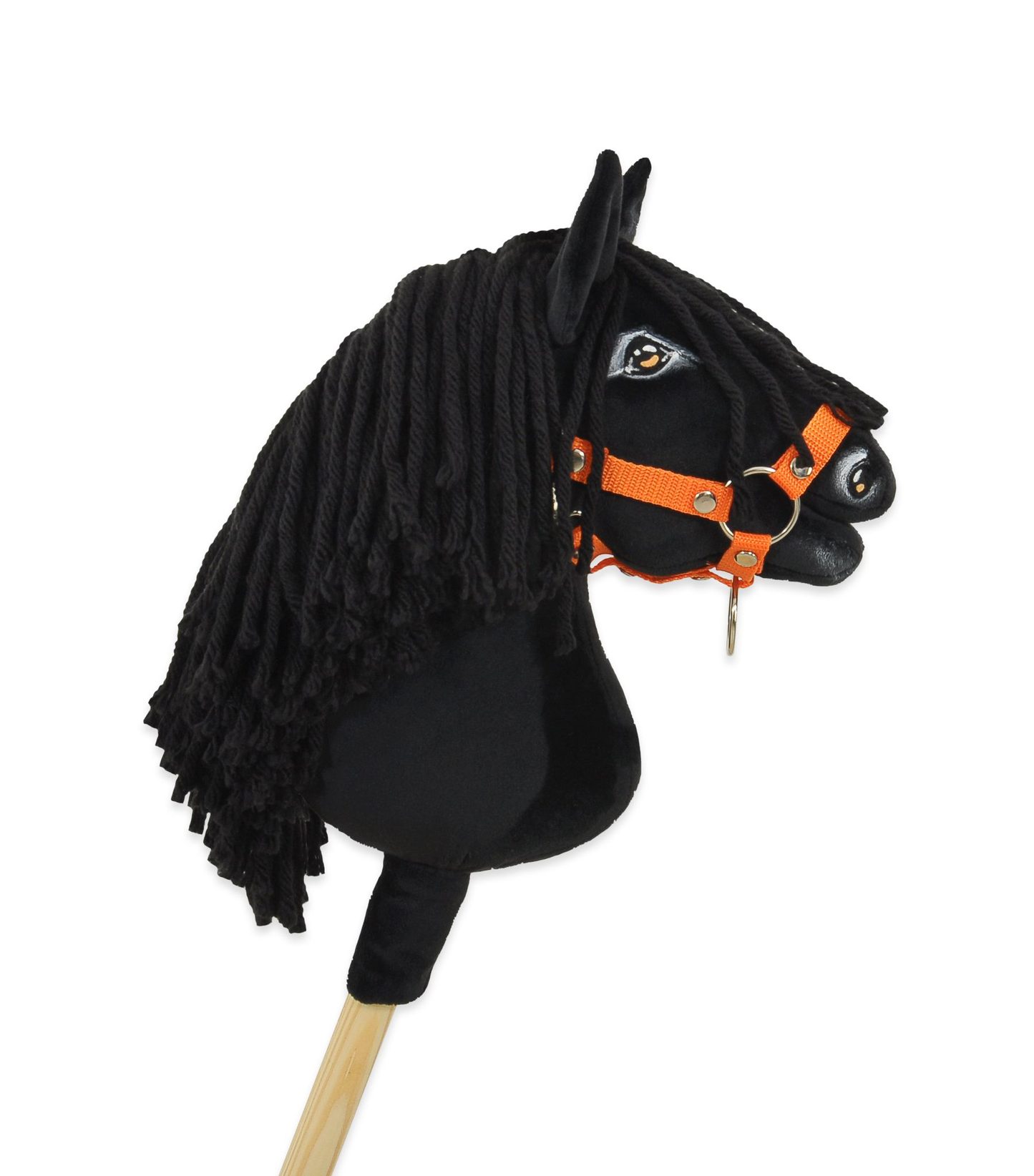 Hobby Horse Średni koń na kiju Premium czarny kary A4