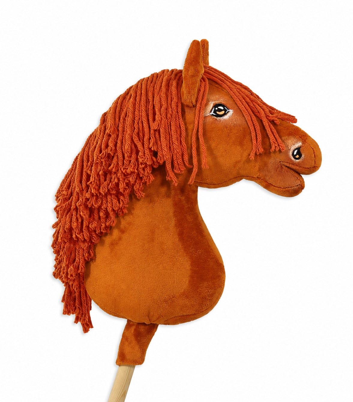 Hobby Horse Duży koń na kiju Premium - kasztan A3