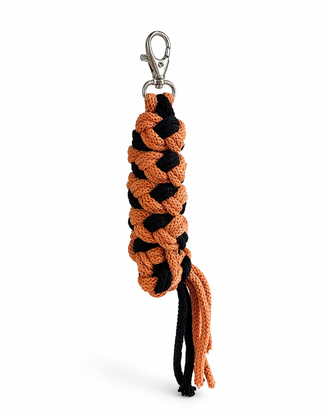 Uwiąz dla konia Hobby Horse pleciony ze sznurka – czarno-różowy