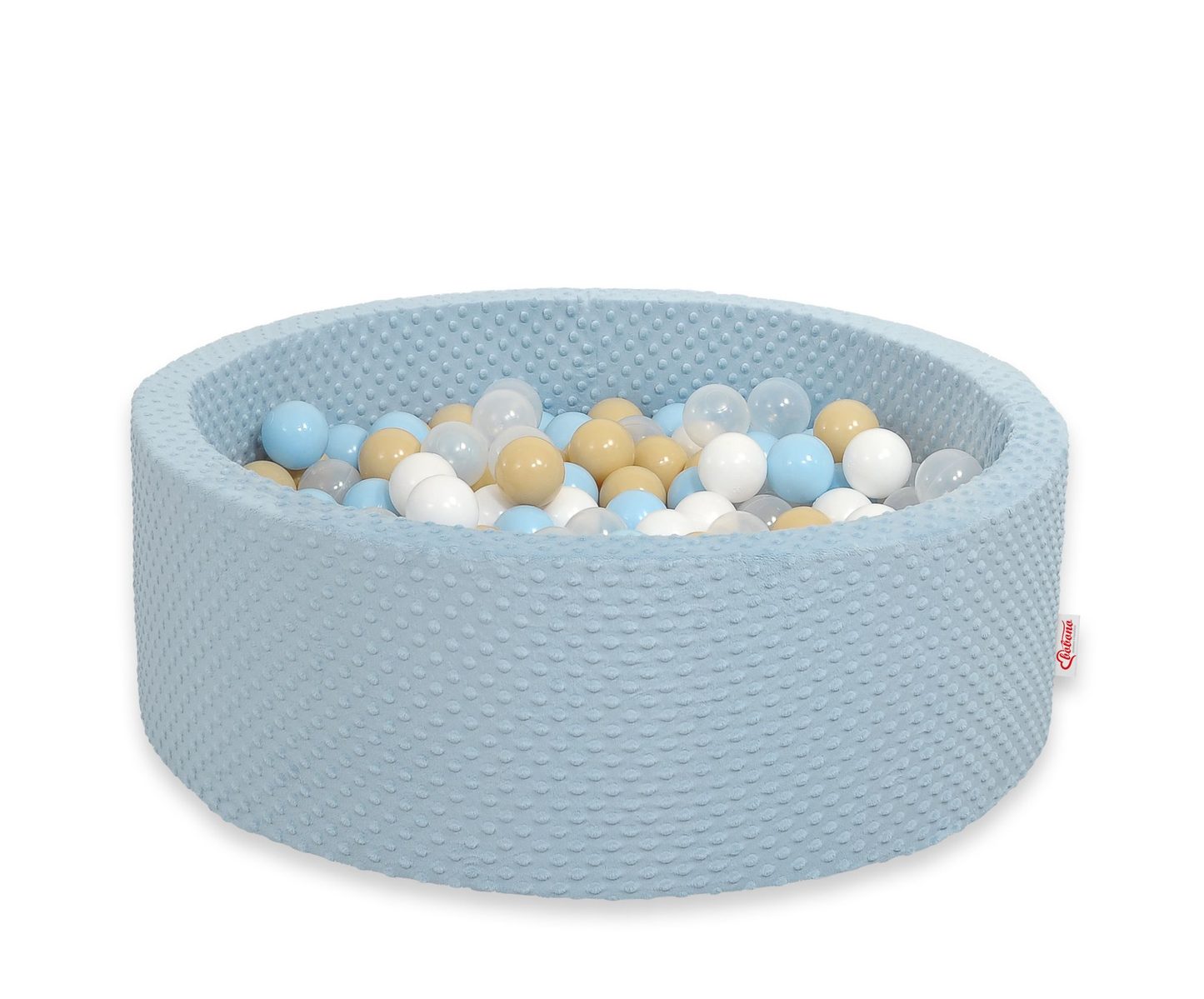 Suchy basen minky H-30 cm z piłkami 200szt.- jasnoszary