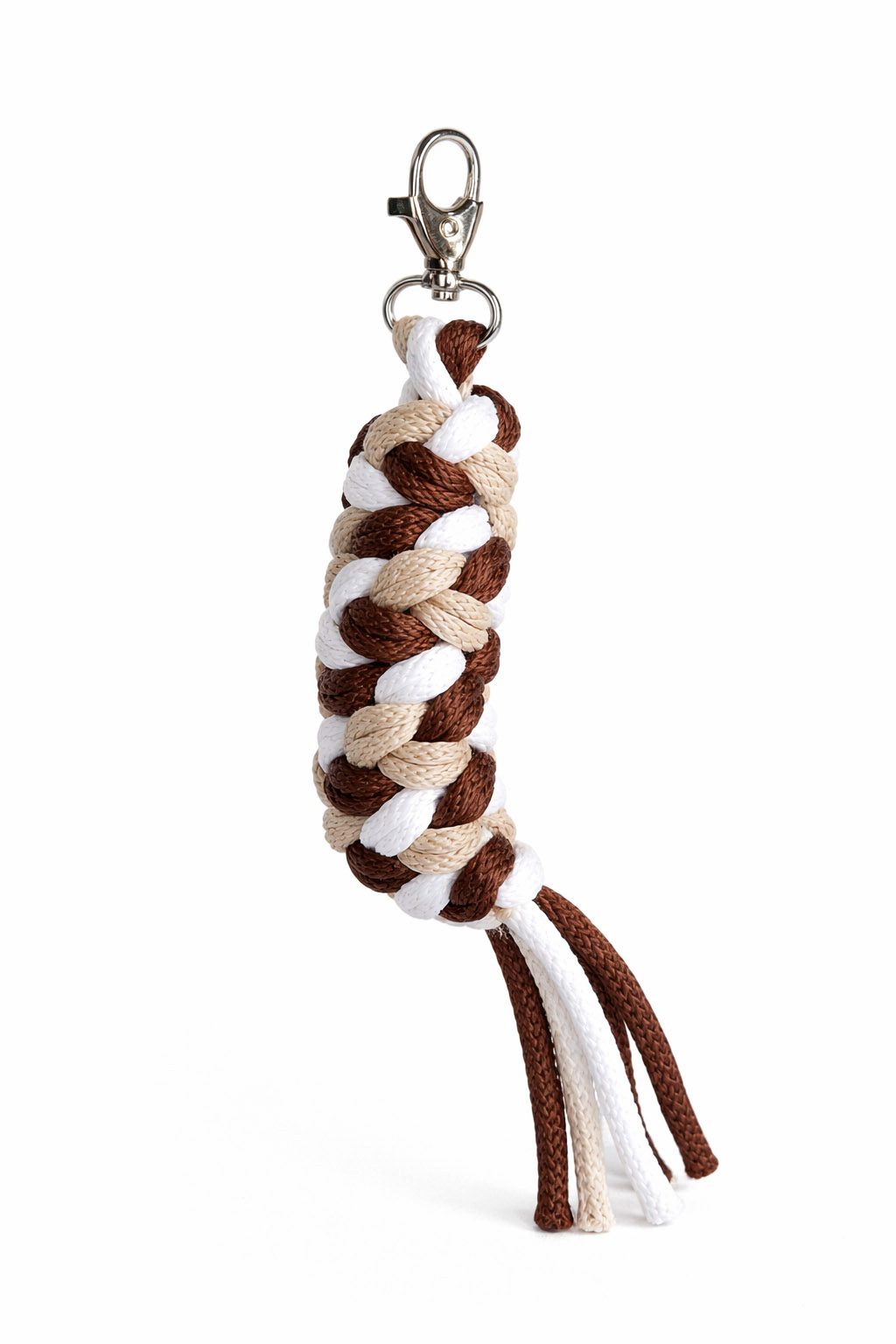 Uwiąz dla konia Hobby Horse pleciony ze sznurka – ciemny fiolet/ turkus/ terracota