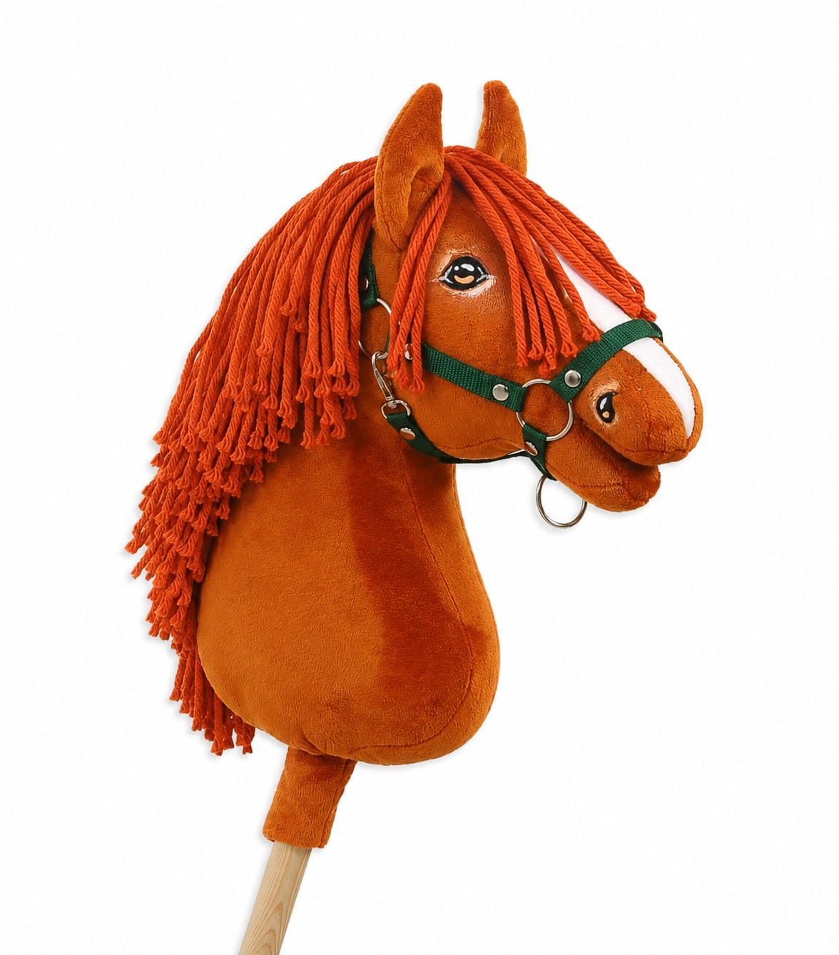 Hobby Horse Duży koń na kiju Premium - kasztan A3