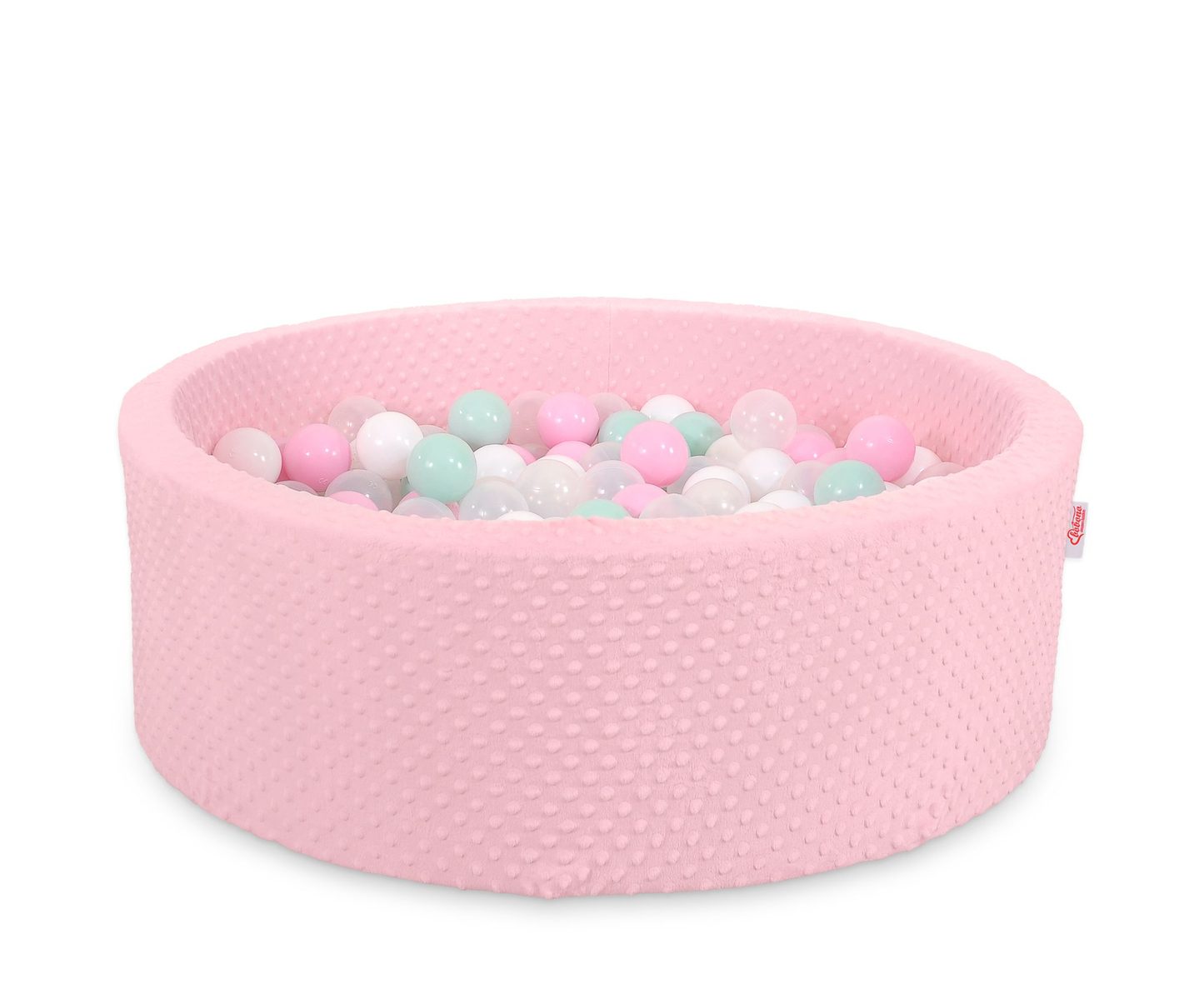 Suchy basen minky H-30 cm z piłkami 200szt.- jasnoszary