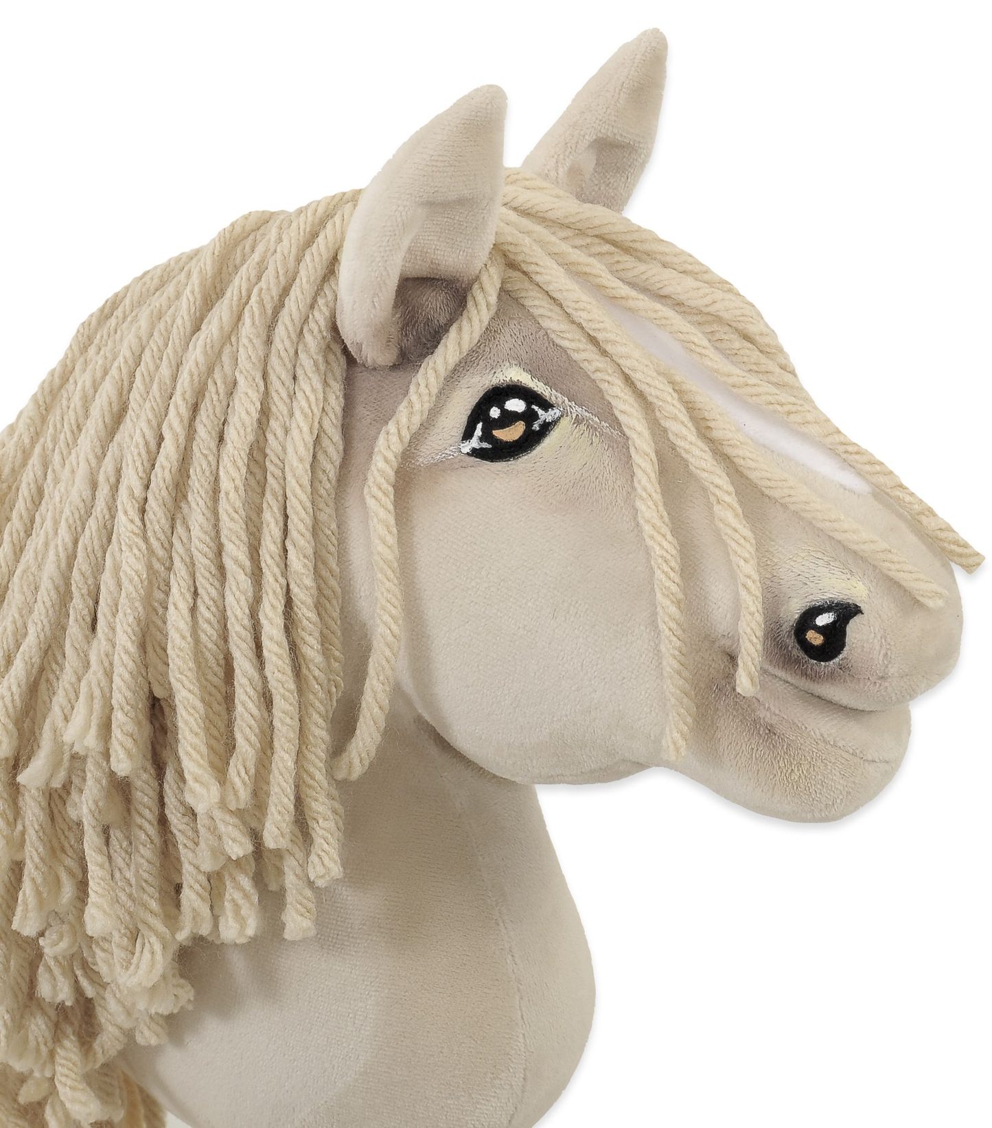 Hobby Horse Mały koń na kiju Premium kremowy cremello A5