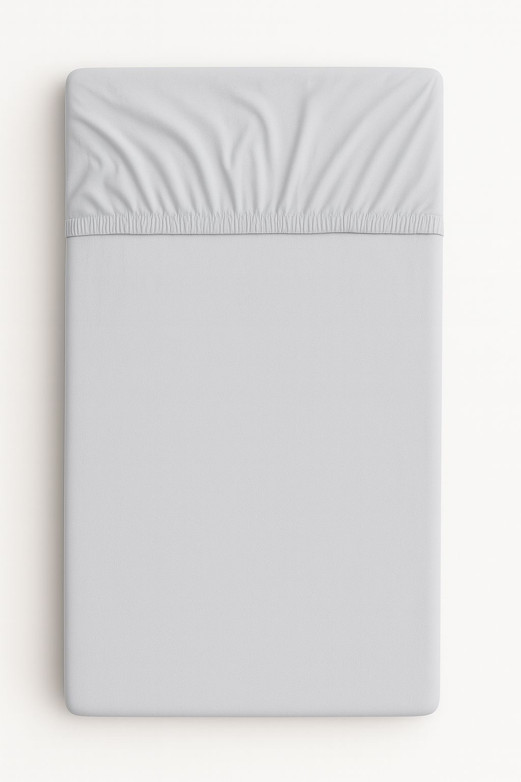 Prześcieradło bawełniane z gumką do łóżeczka 120x60 cm - miętowe