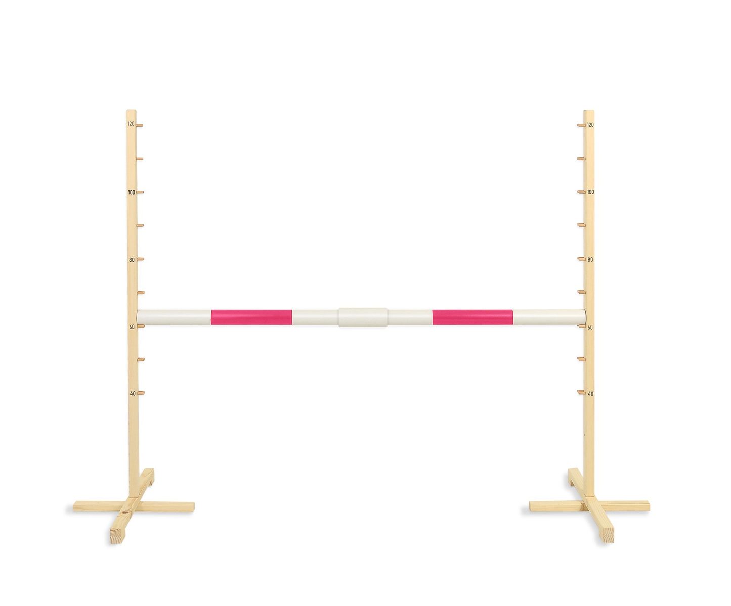 Przeszkoda skokowa do Hobby Horse 160cm, h-120 cm, belka niebieska