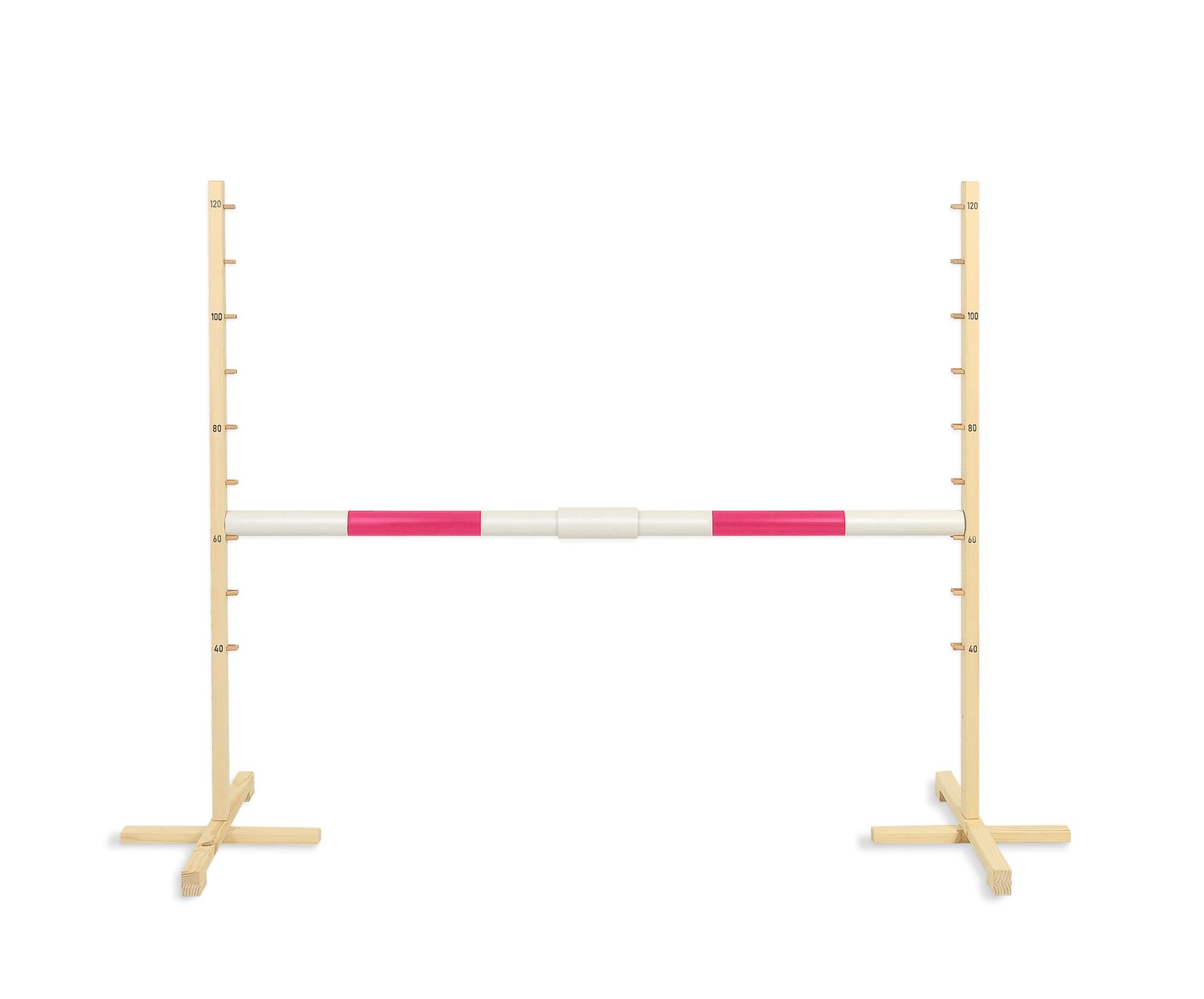 Przeszkoda skokowa do Hobby Horse 160cm, h-120 cm, belka niebieska