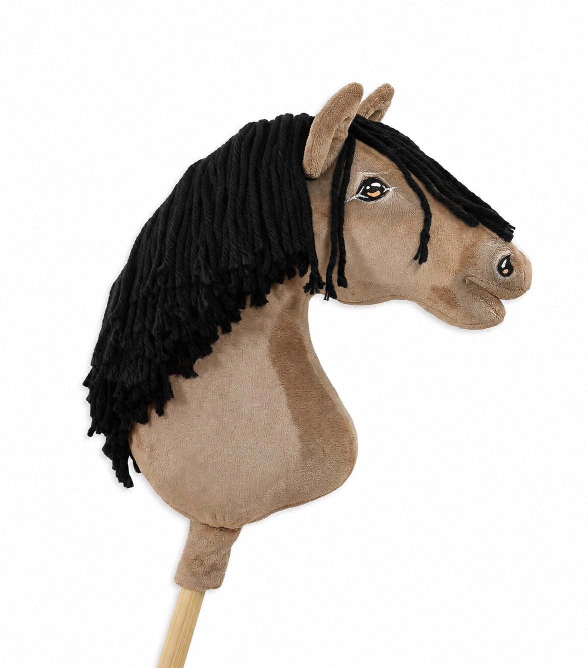Hobby Horse Duży koń na kiju Premium - maść jelenia A3
