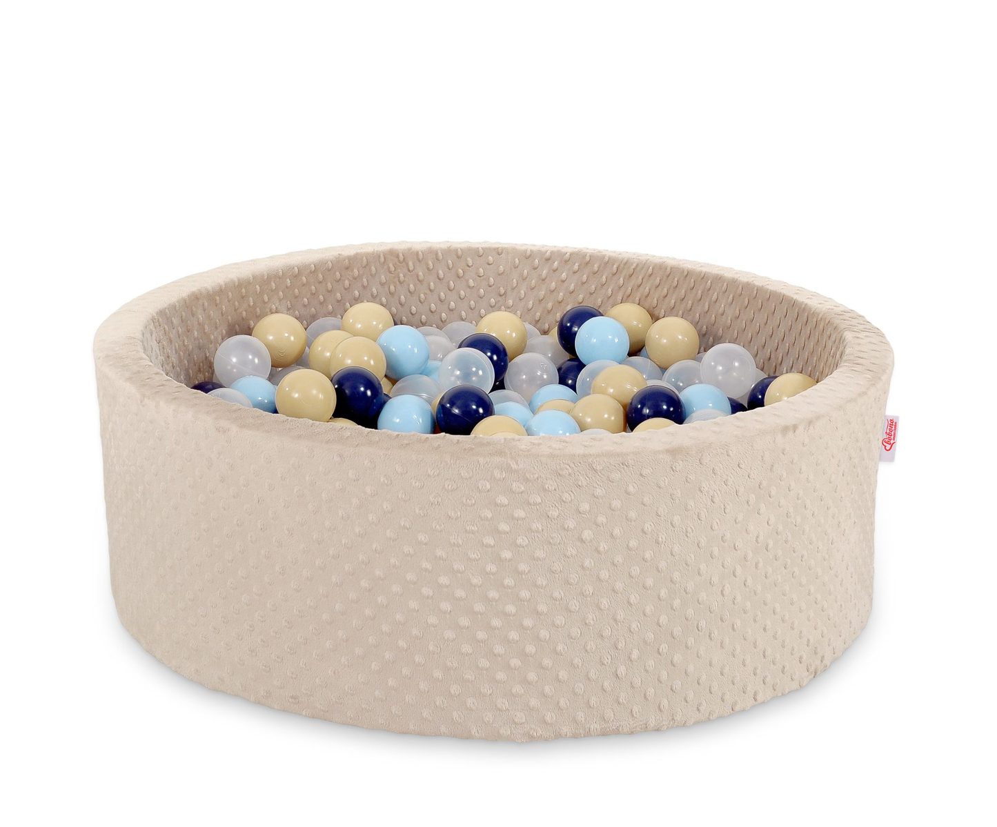 Suchy basen minky H-30 cm z piłkami 300szt. - różowy