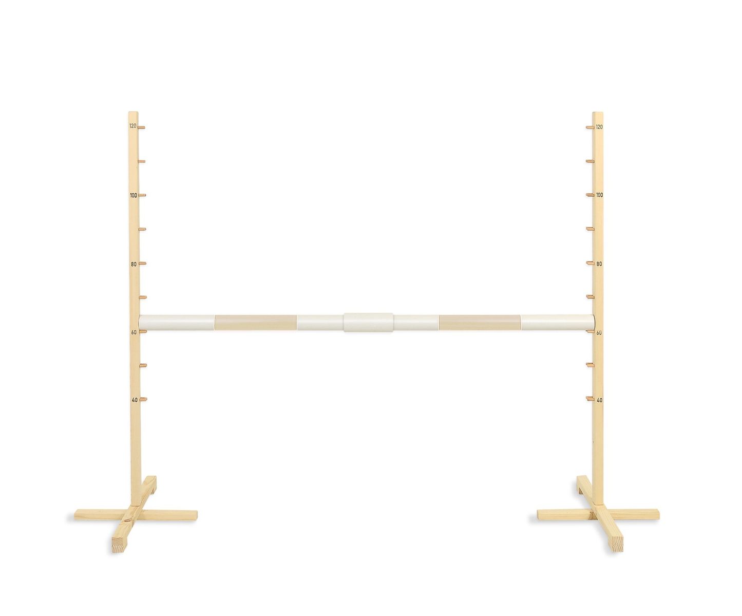 Przeszkoda skokowa do Hobby Horse 160cm, h-120 cm, belka jasny fiolet