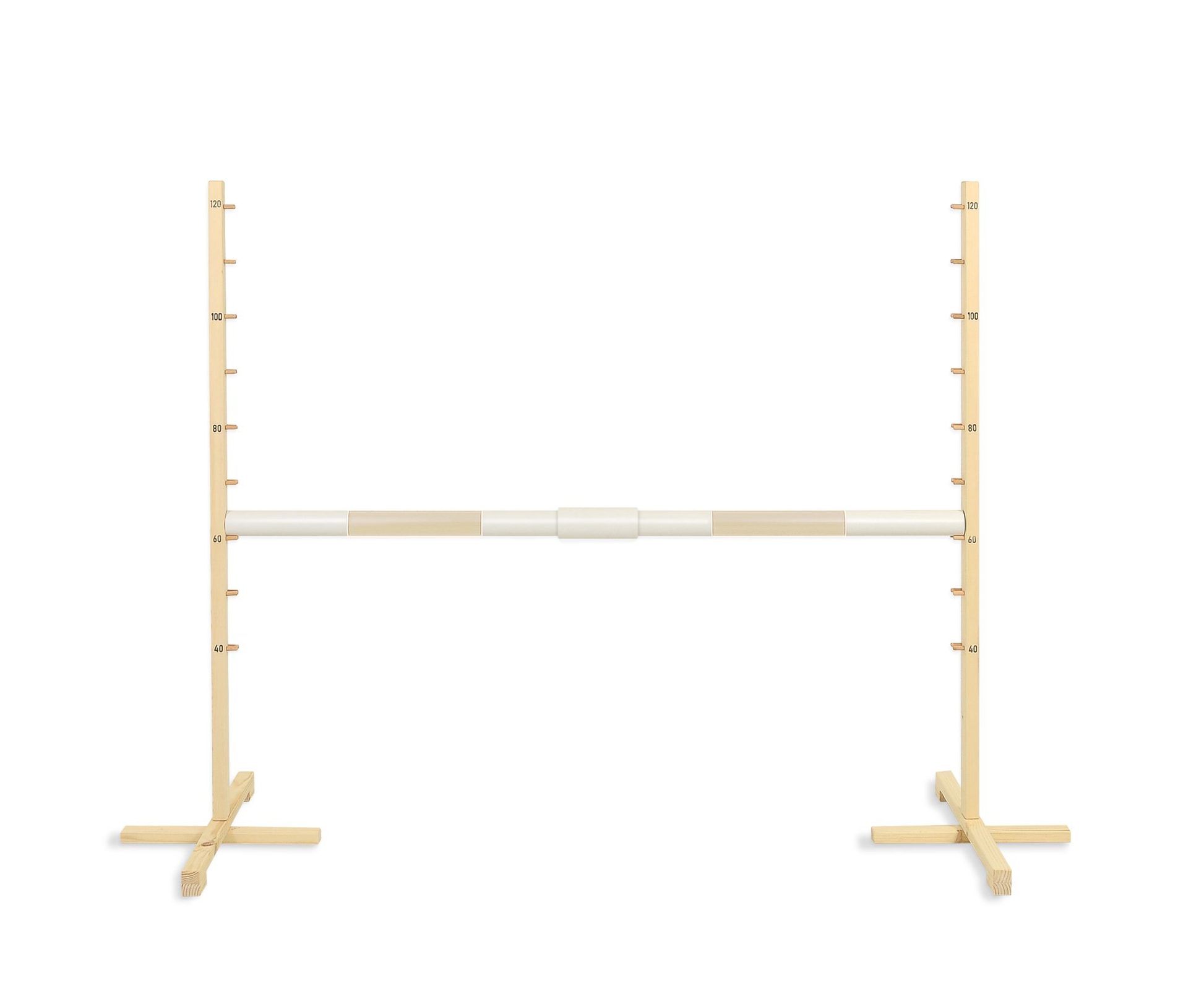 Przeszkoda skokowa do Hobby Horse 160cm, h-120 cm, belka jasny fiolet