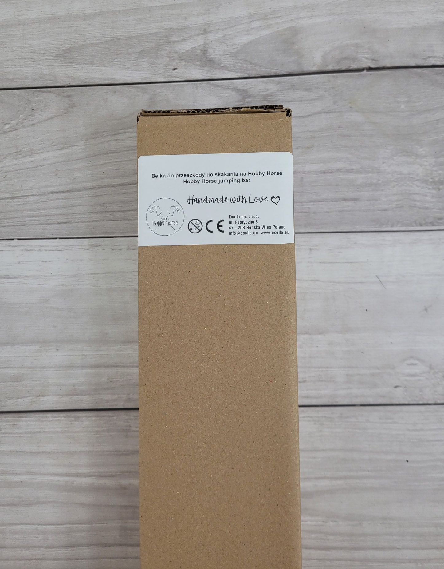 Belka do przeszkody do skakania na Hobby Horse - różowa - 120 cm