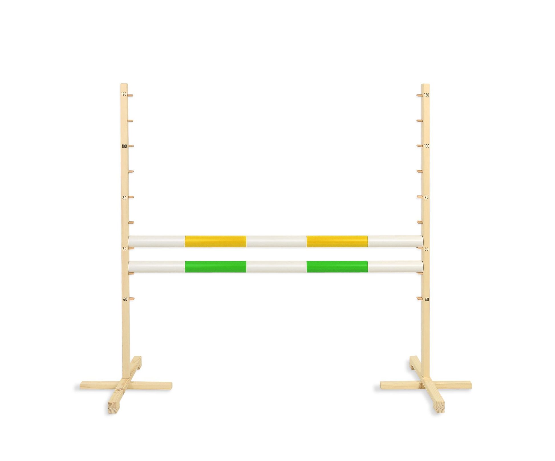 Przeszkoda skokowa do Hobby Horse 120cm, dwie belki - czerwona i niebieska