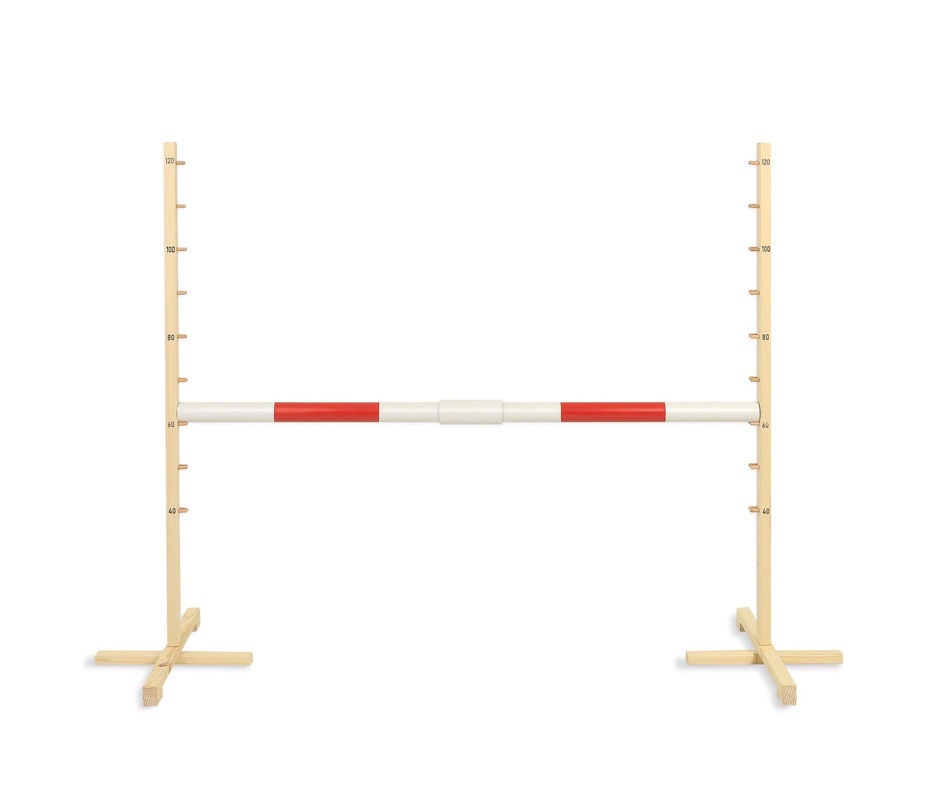 Przeszkoda skokowa do Hobby Horse 160cm, h-120 cm, belka niebieska