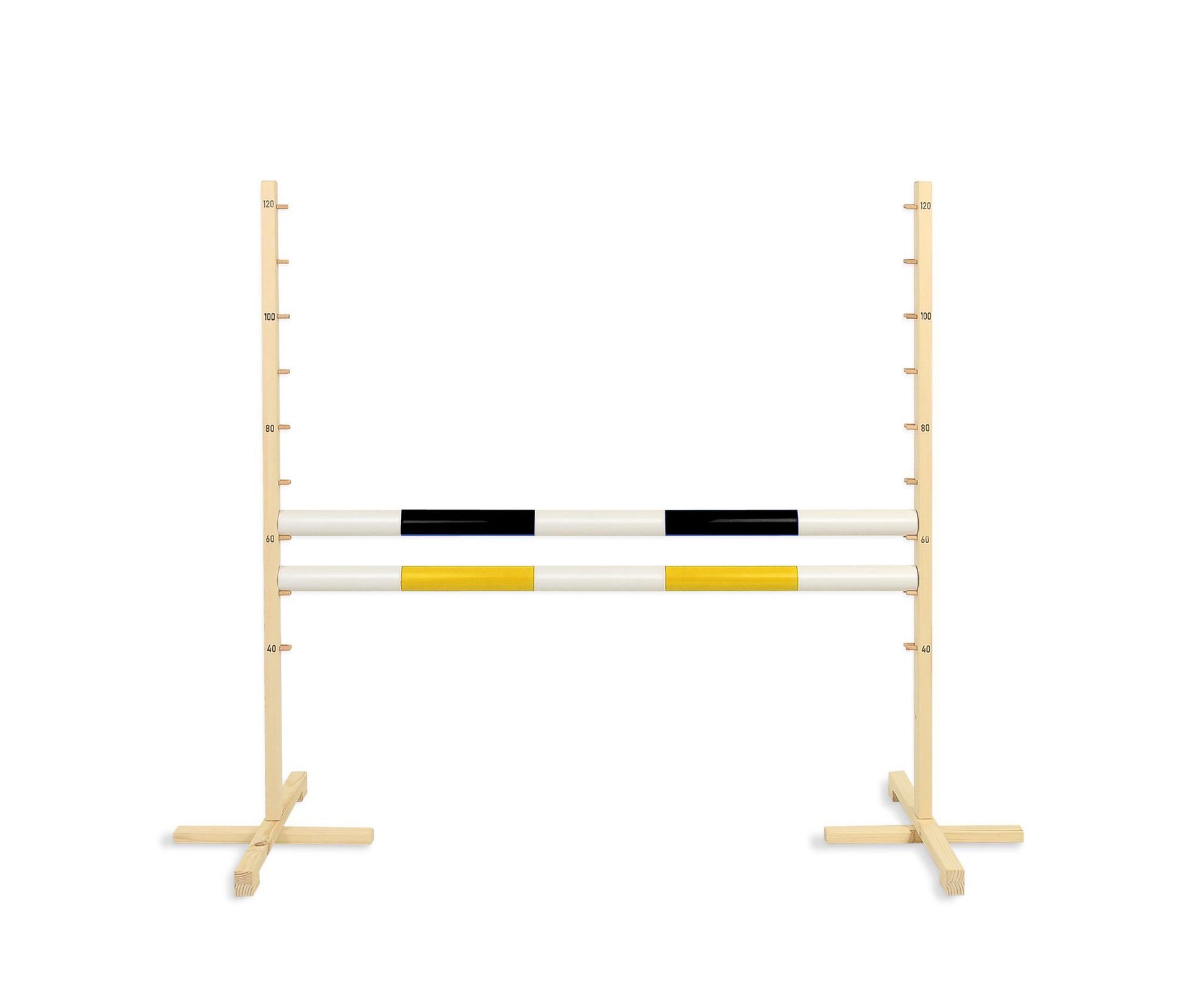 Przeszkoda skokowa do Hobby Horse 120cm, dwie belki - czerwona i niebieska