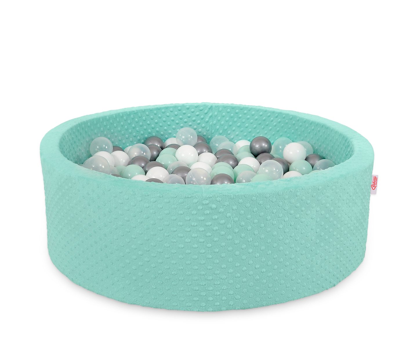 Suchy basen minky H-30 cm z piłkami 300szt. - różowy